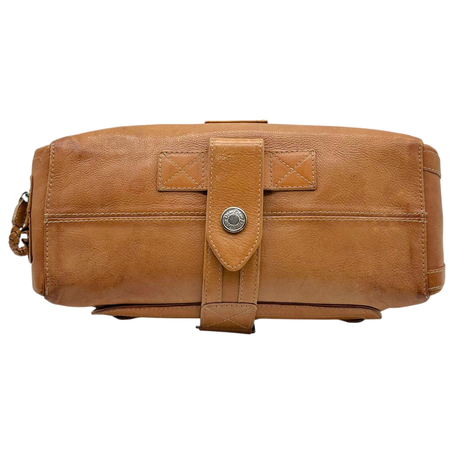 Christian Dior F/W 2005 Brown Leather 'Flight' Shoulder Bag