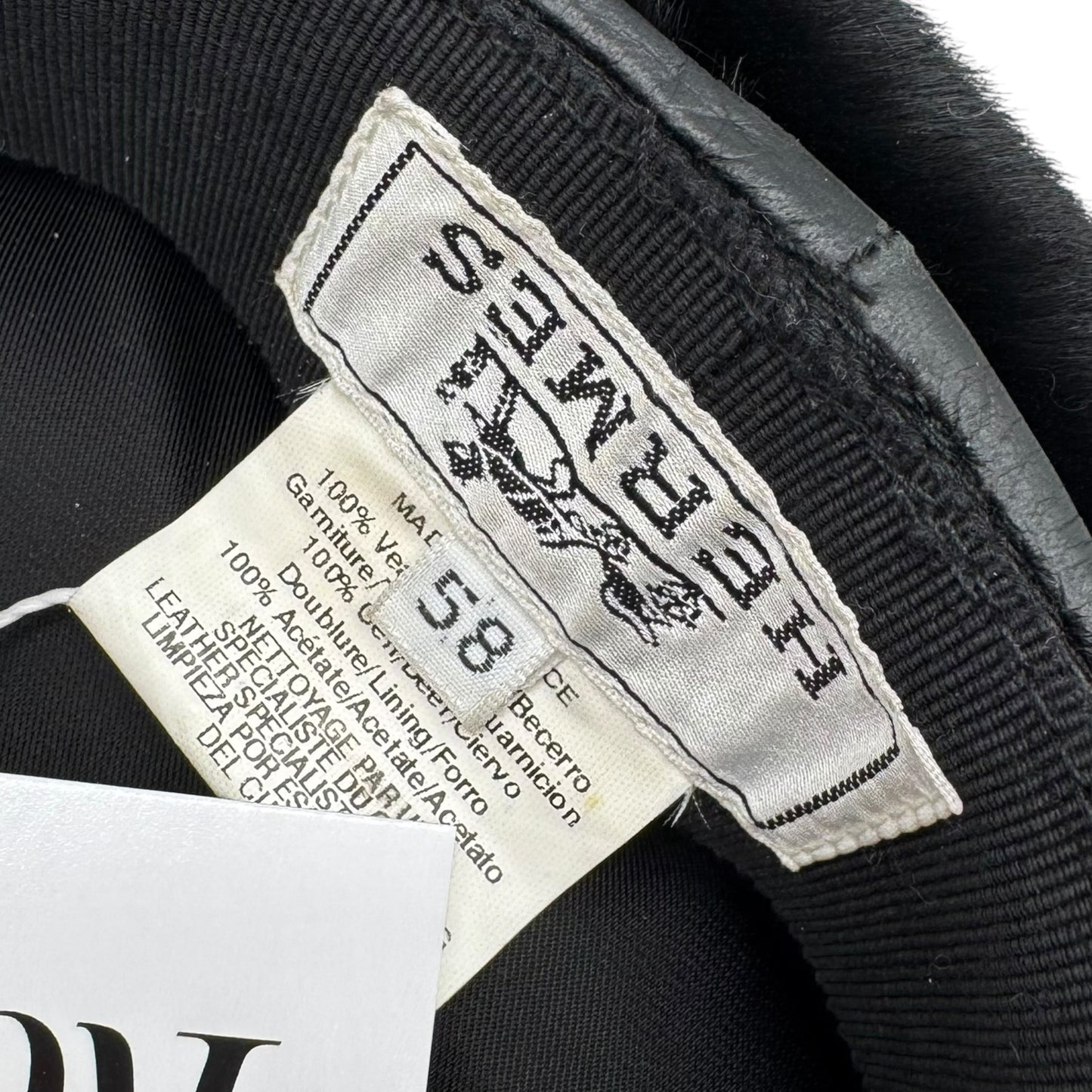 Hermes Black Ponyhair Newsboy Hat - Outfit Repeater