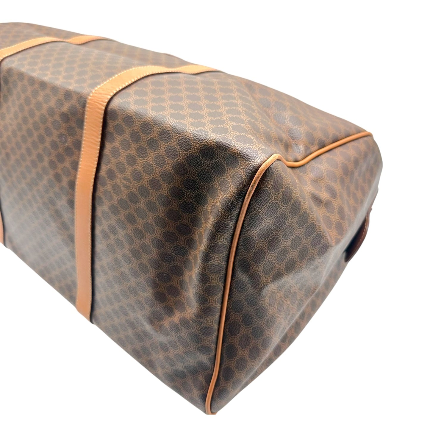 Celine Brown Triomphe Monogram Medium Duffle Bag
