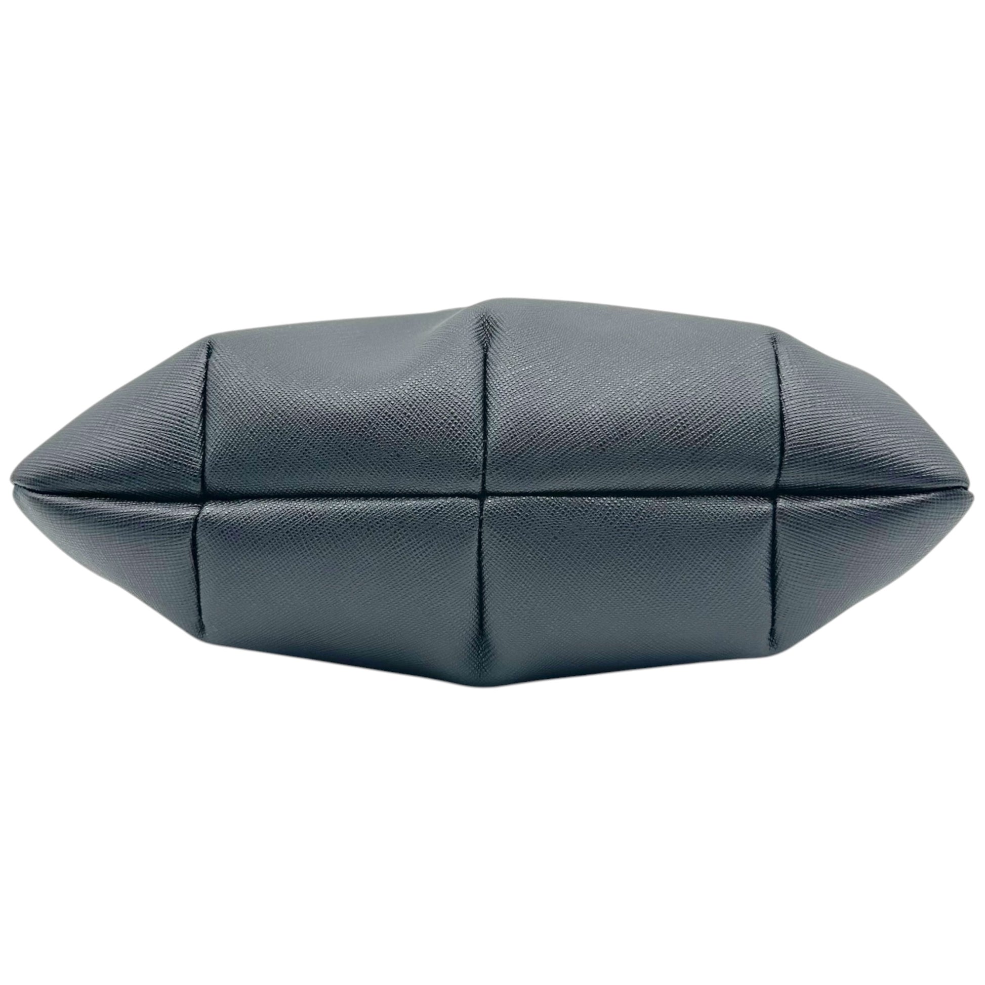 Vivienne Westwood Black Leather Mini Bag with Kisslock Closure