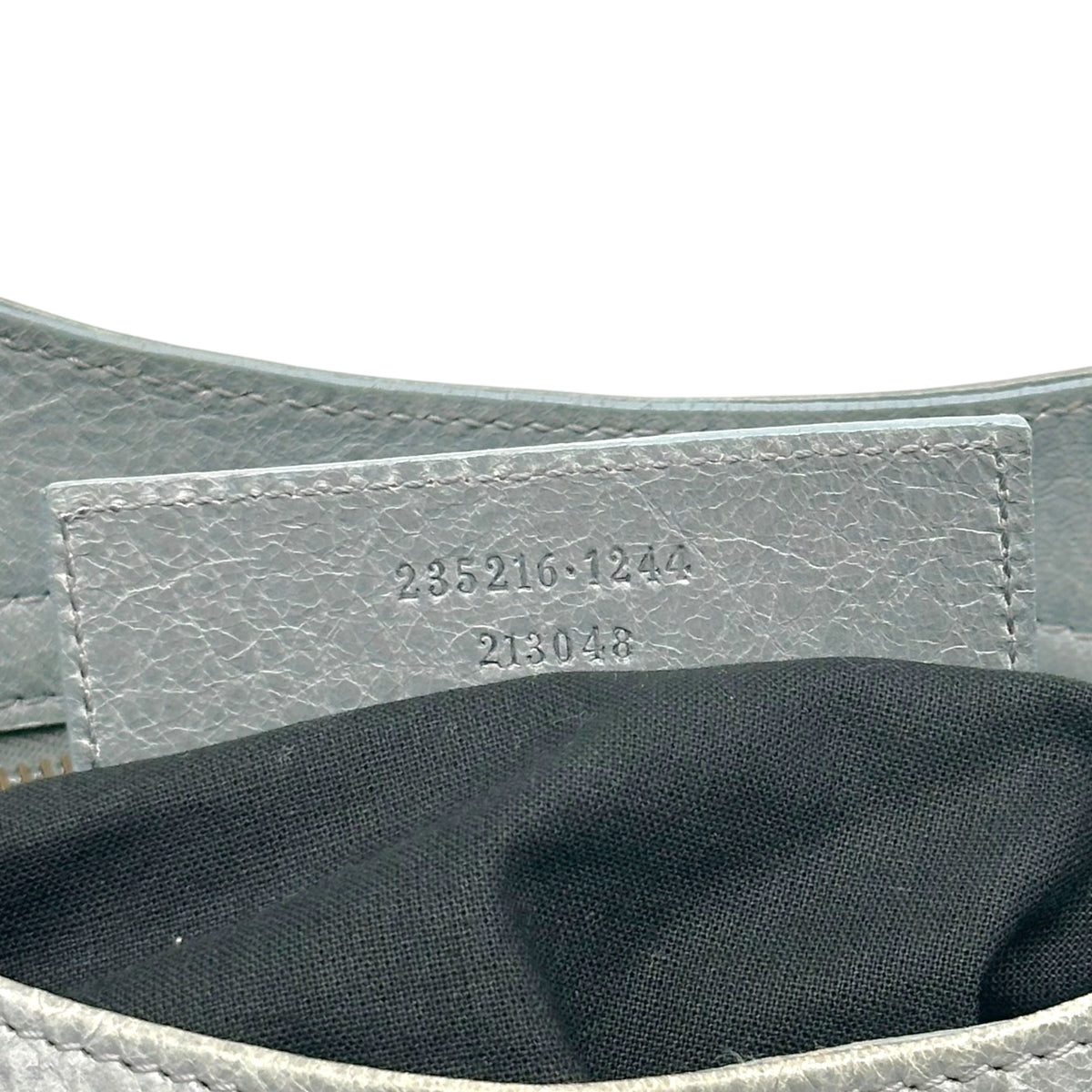 Balenciaga Leather 2-Way City Bag Dusty Blue