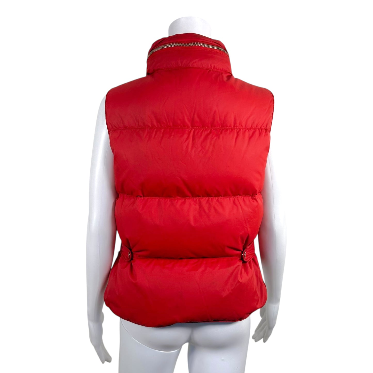 Dsquared2 Red Puffer Zip Up Vest - Outfit Repeater