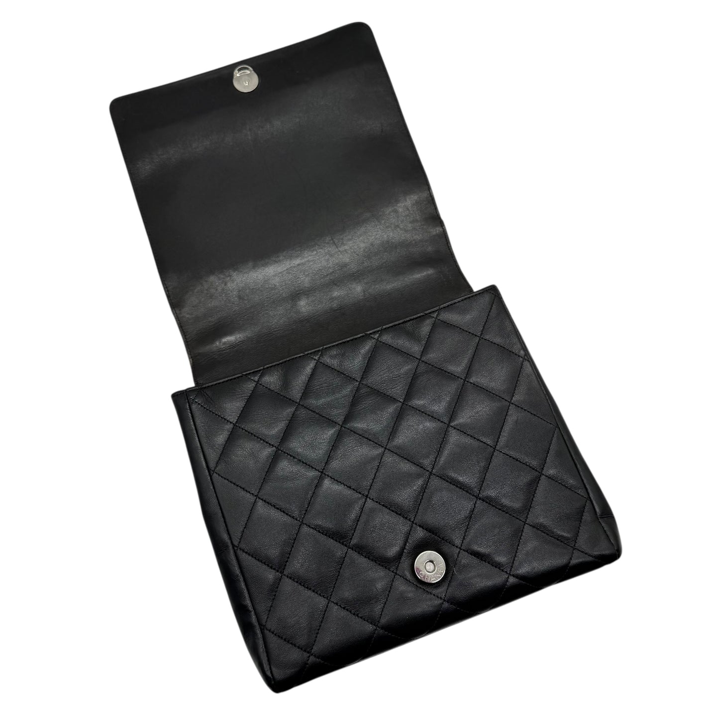 Chanel Black Matelasse Lambskin ID Bracelet Bag 1996-1997 - Outfit Repeater