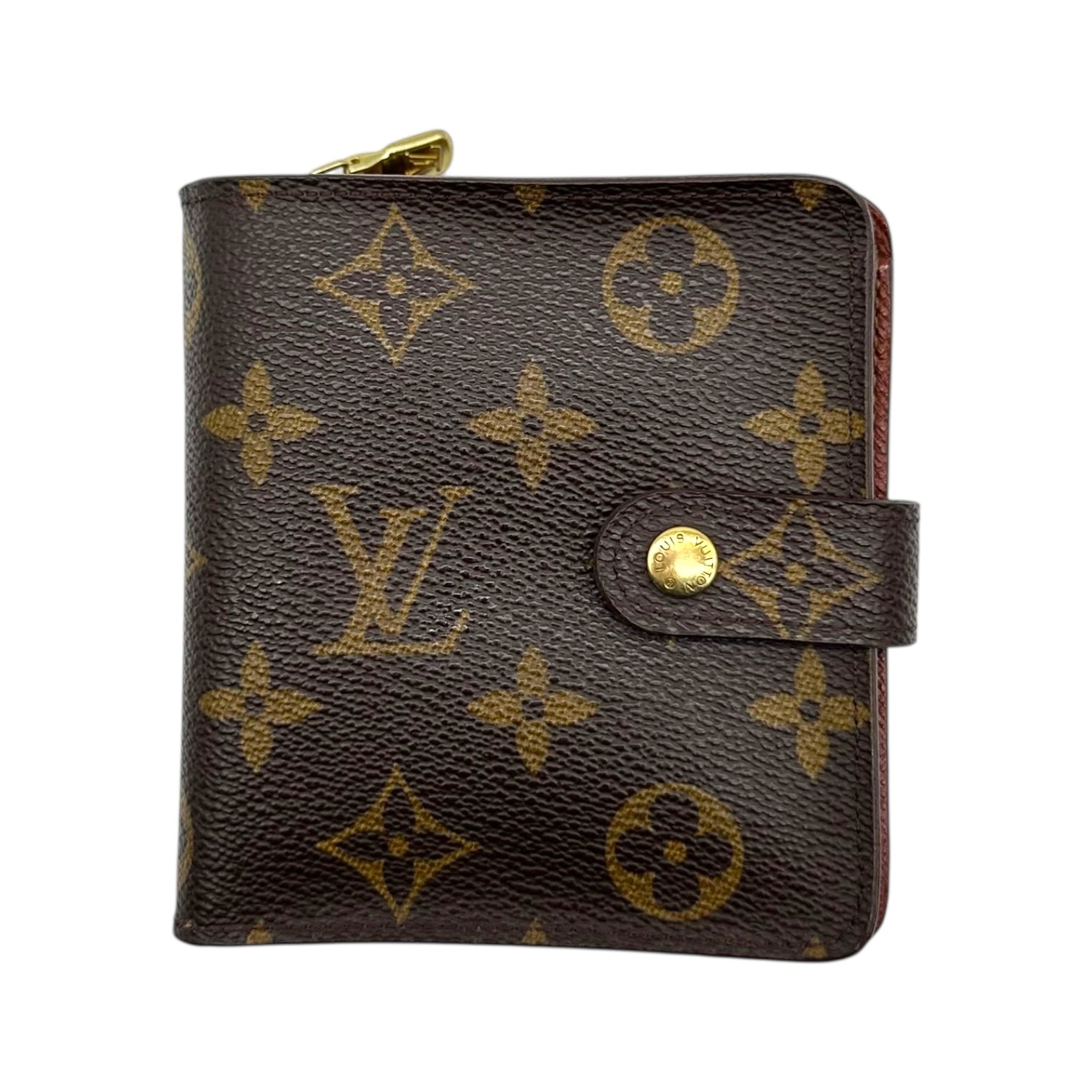Louis Vuitton Classic Monogram Zippered Snap Bi-Fold Wallet - Outfit Repeater
