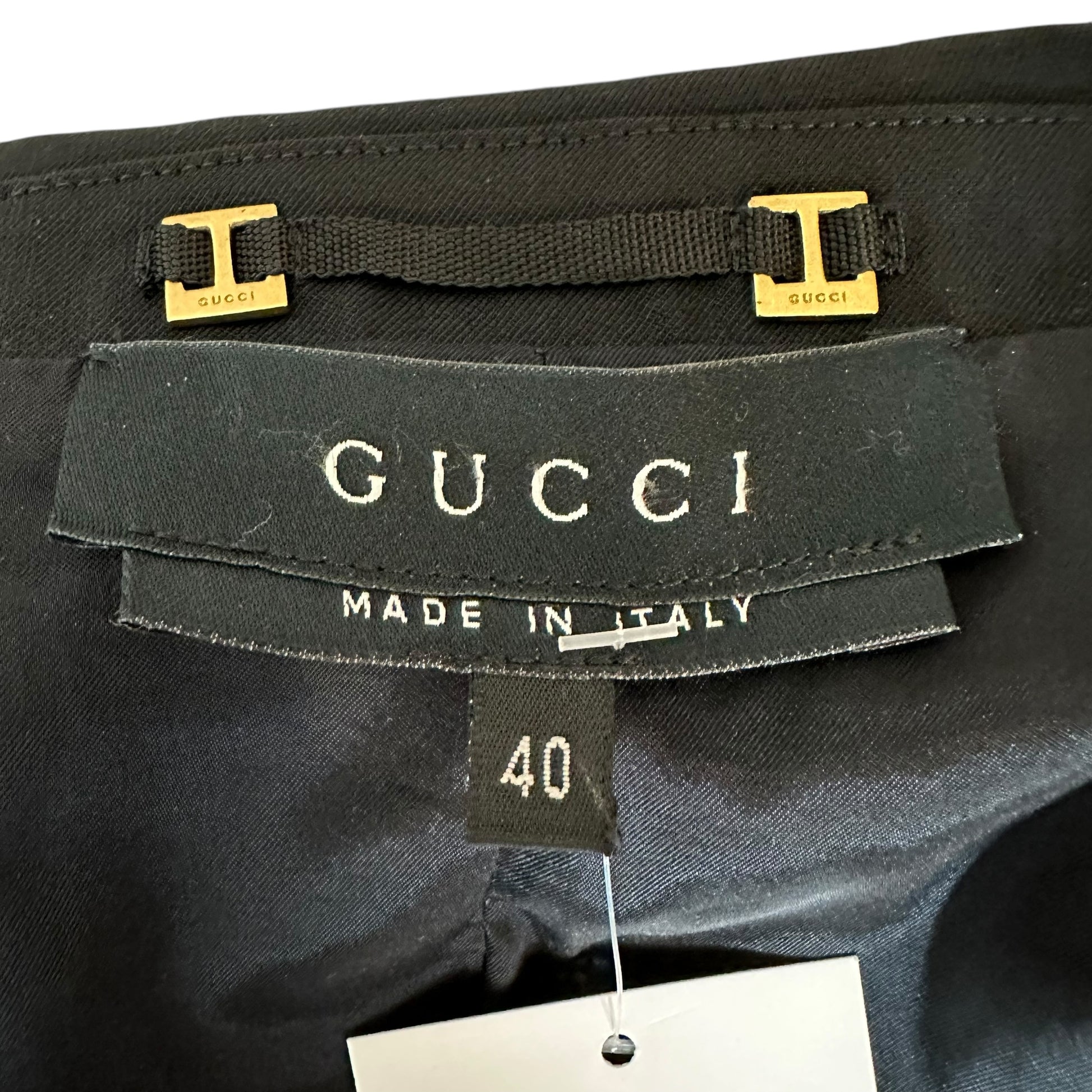 Gucci F/W 2003 Black Wool Blazer - Outfit Repeater