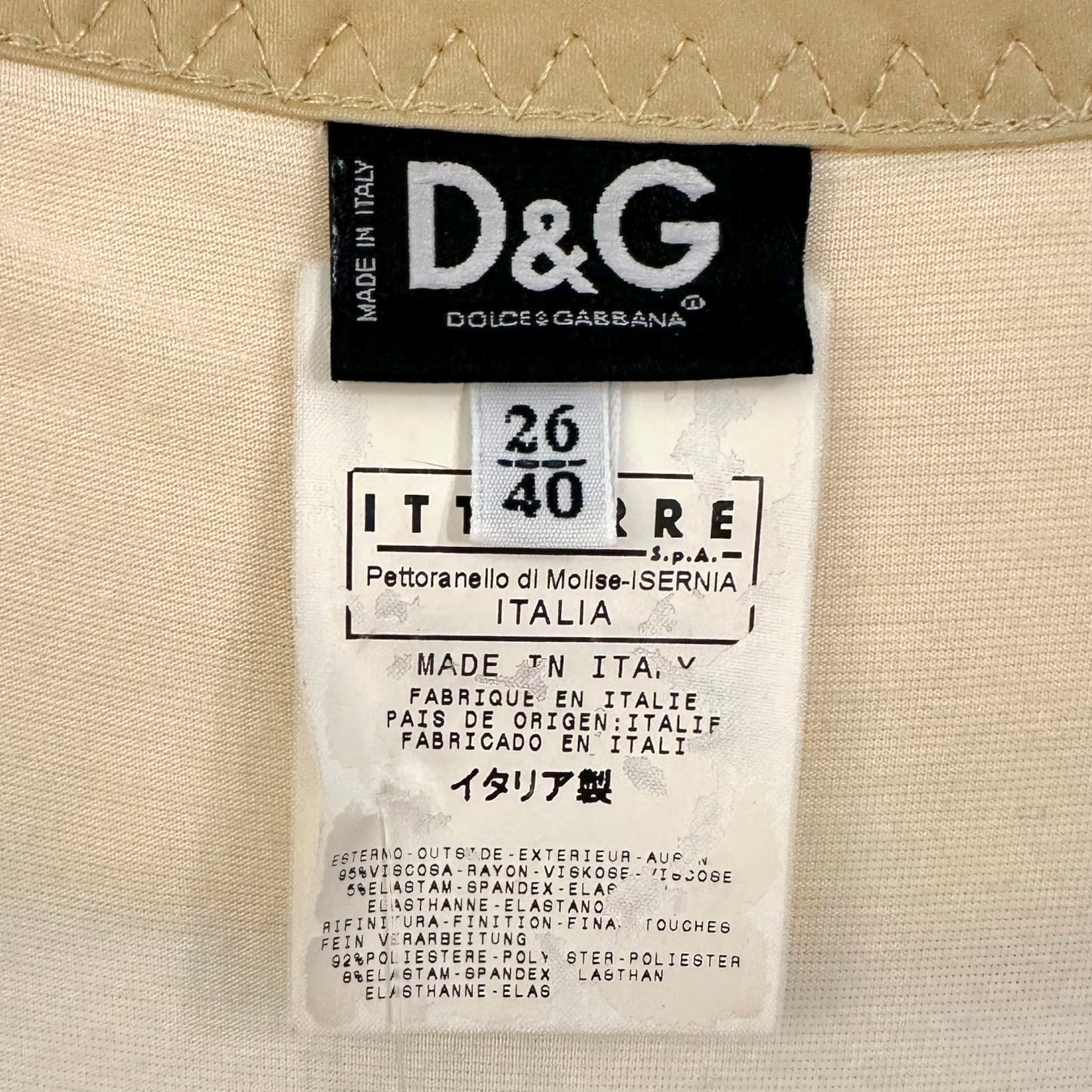 D&G Dolce & Gabbana Ivory & Purple Floral Graphic Tank Top - Outfit Repeater