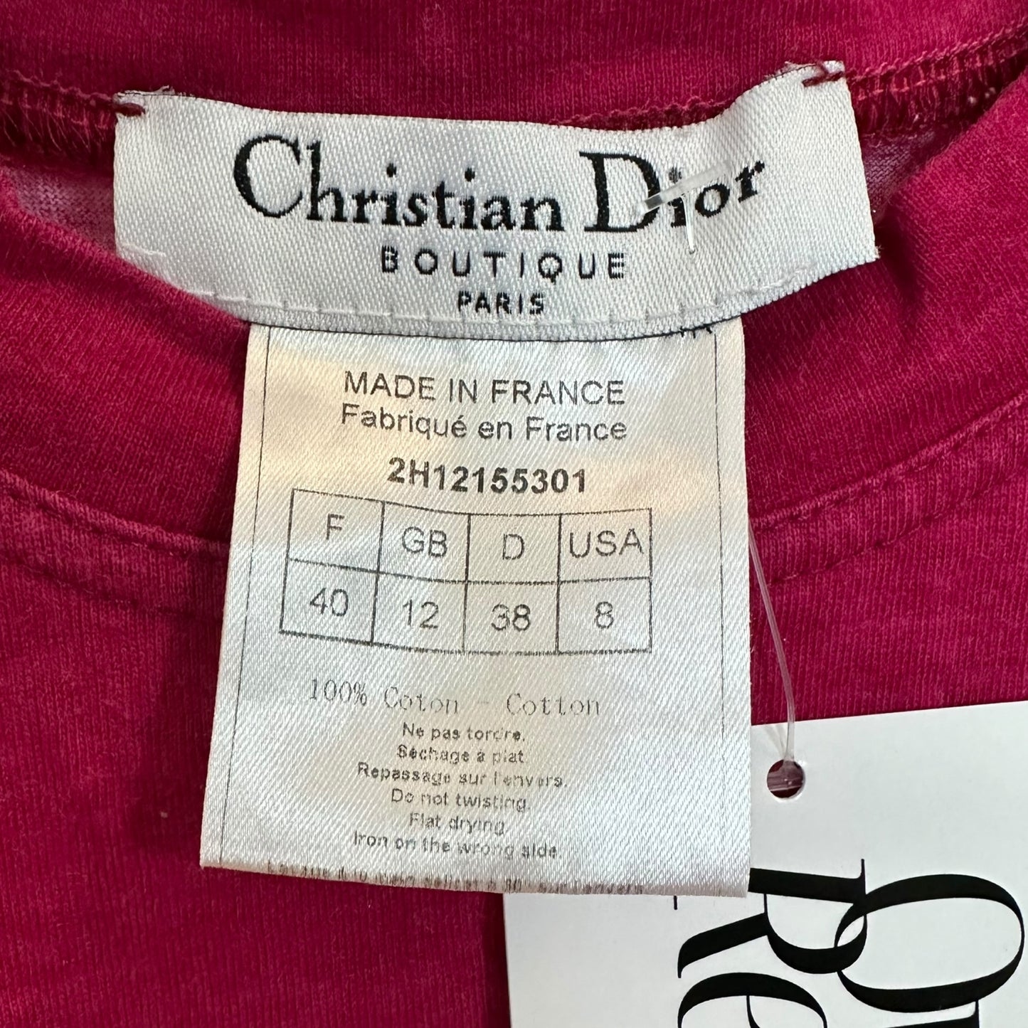 Christian Dior S/S 2004 J'Adore Dior Ombre Tank RARE