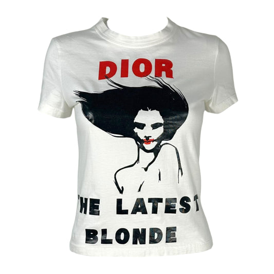 Christian Dior F/W 2003 The Latest Blonde Graphic T-Shirt
