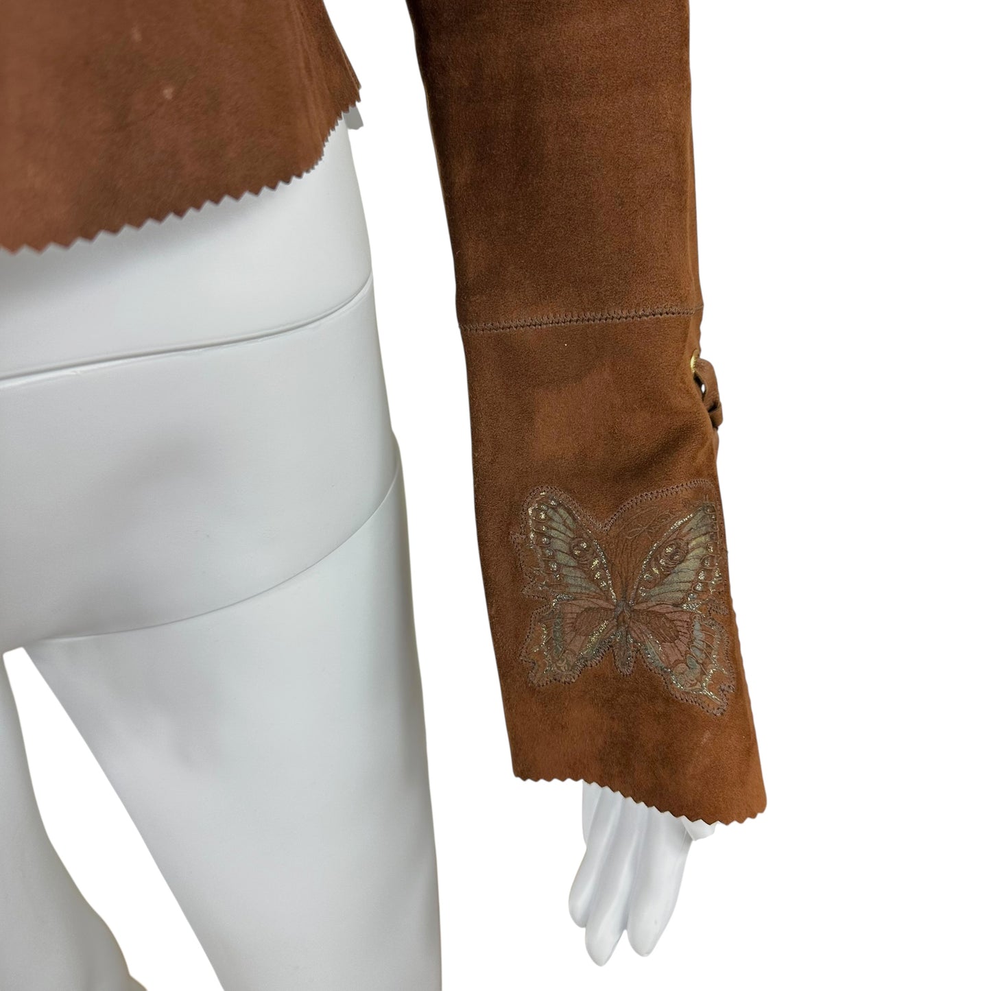 Roberto Cavalli Brown Suede Fringe Jacket - Outfit Repeater