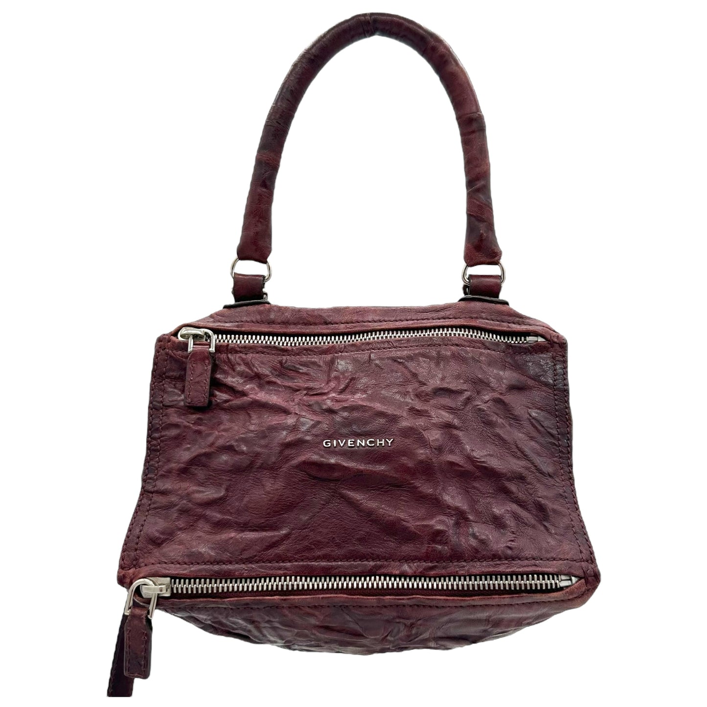 Givenchy Burgundy Medium Pandora 2-Way Bag