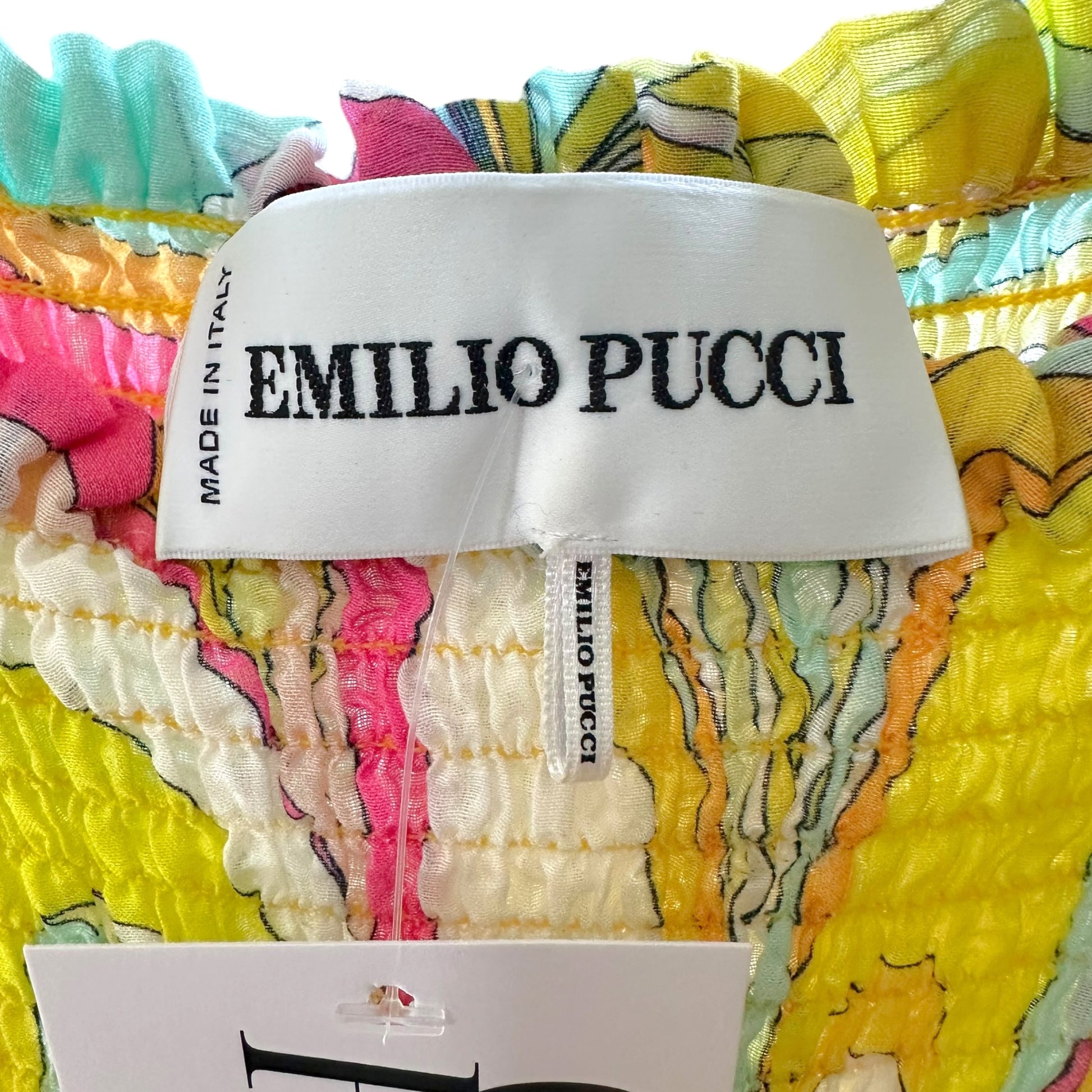 Emilio Pucci Multicolor Printed Mini Dress Size S