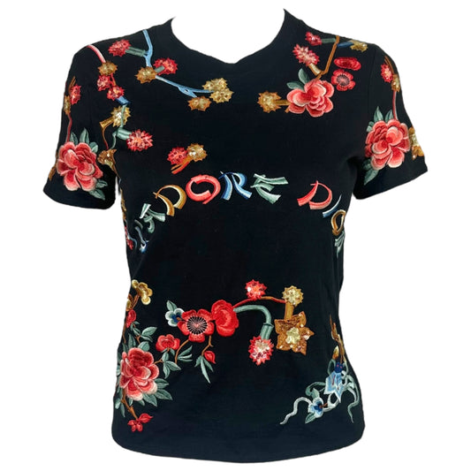 Christian Dior F/W 2001 J'Adore Dior Embroidered T-Shirt