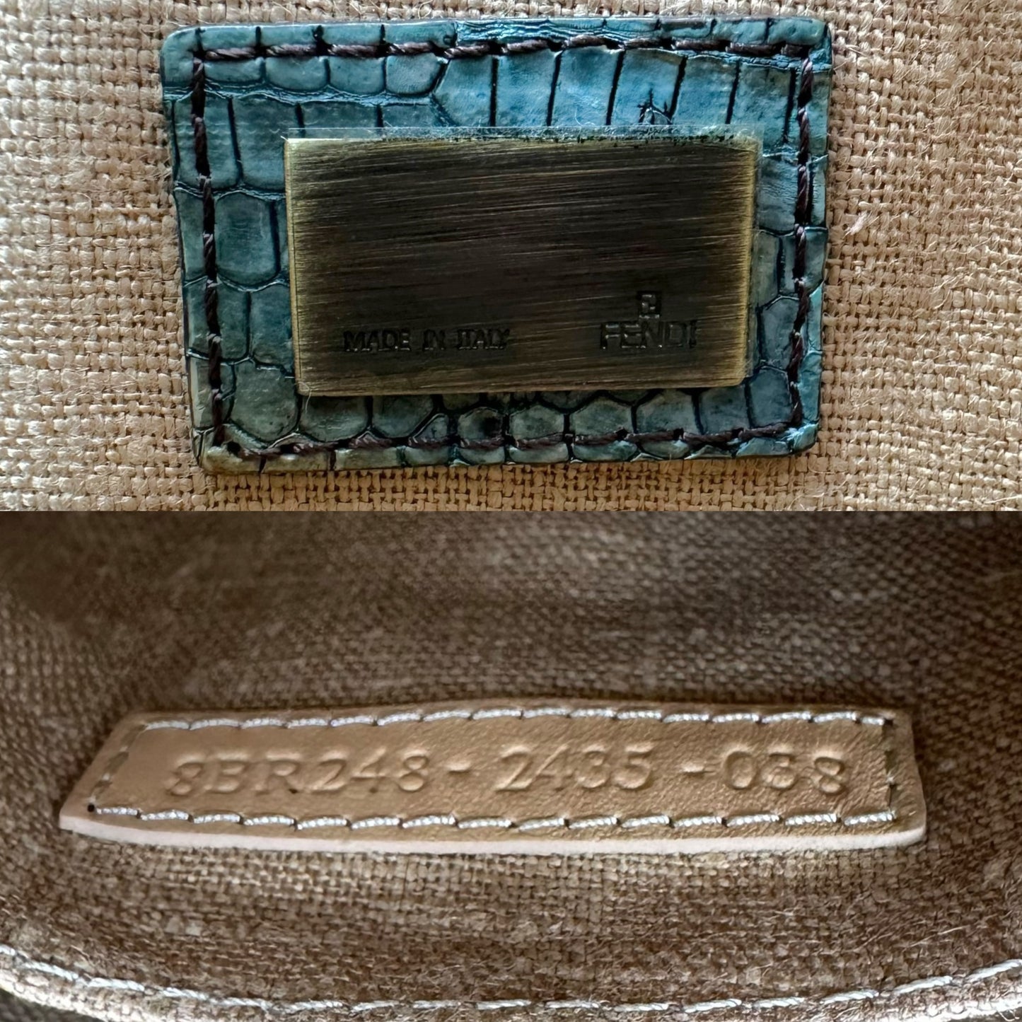 Fendi Rare Fringe Oyster Pearl Bag