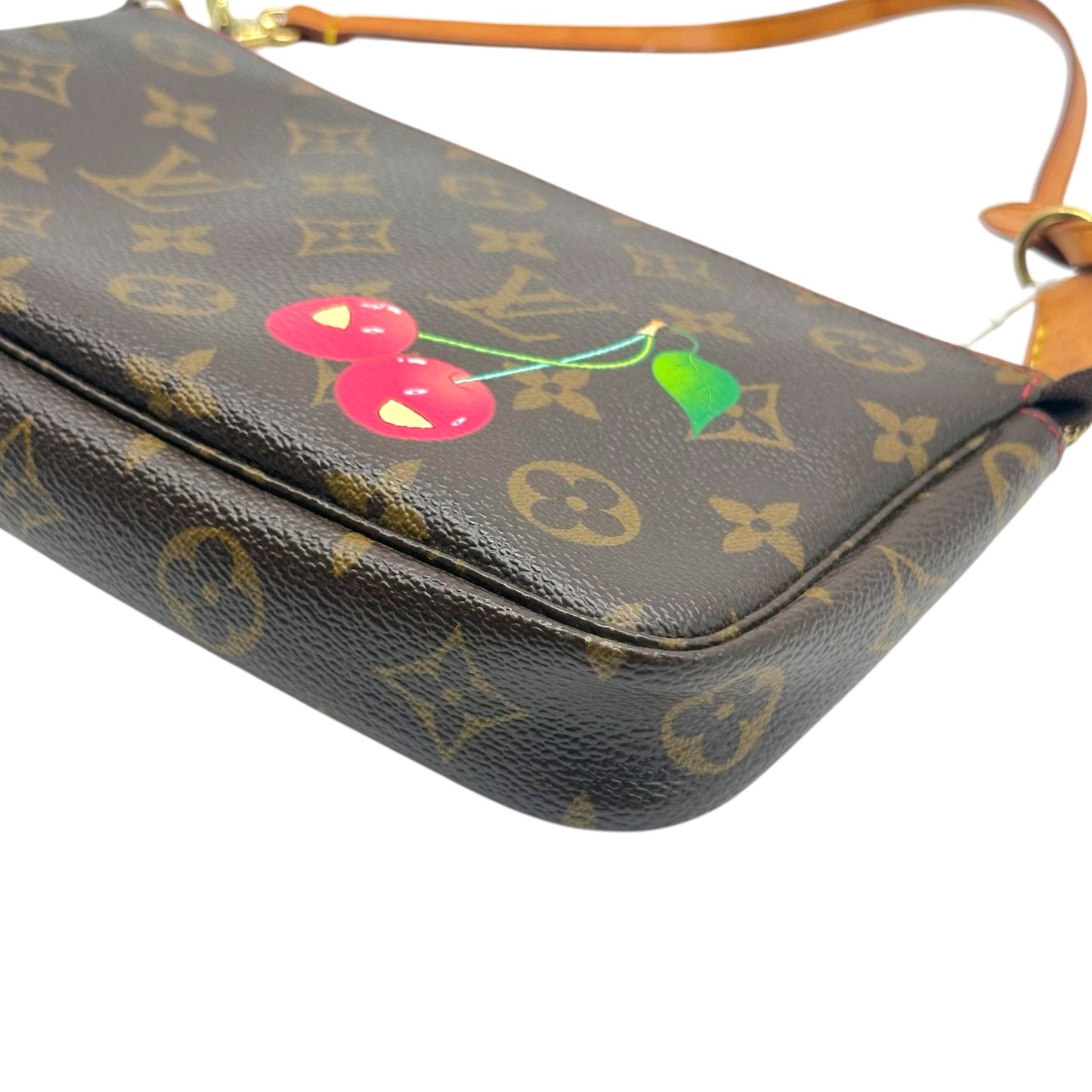 Louis Vuitton Pochette Bag Monogram Cherry Design