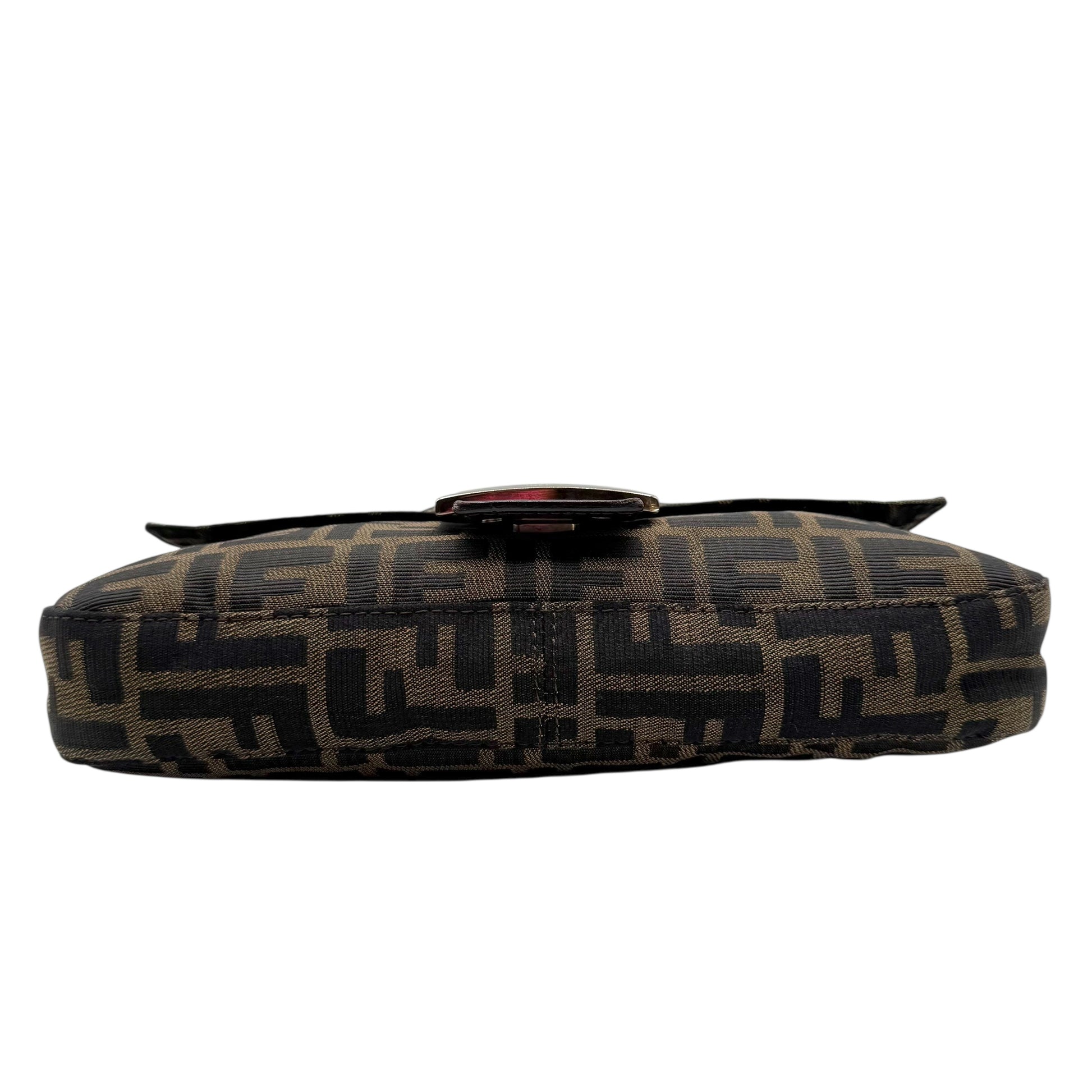 Fendi Brown Zucca Monogram Classic Baguette Bag - Outfit Repeater