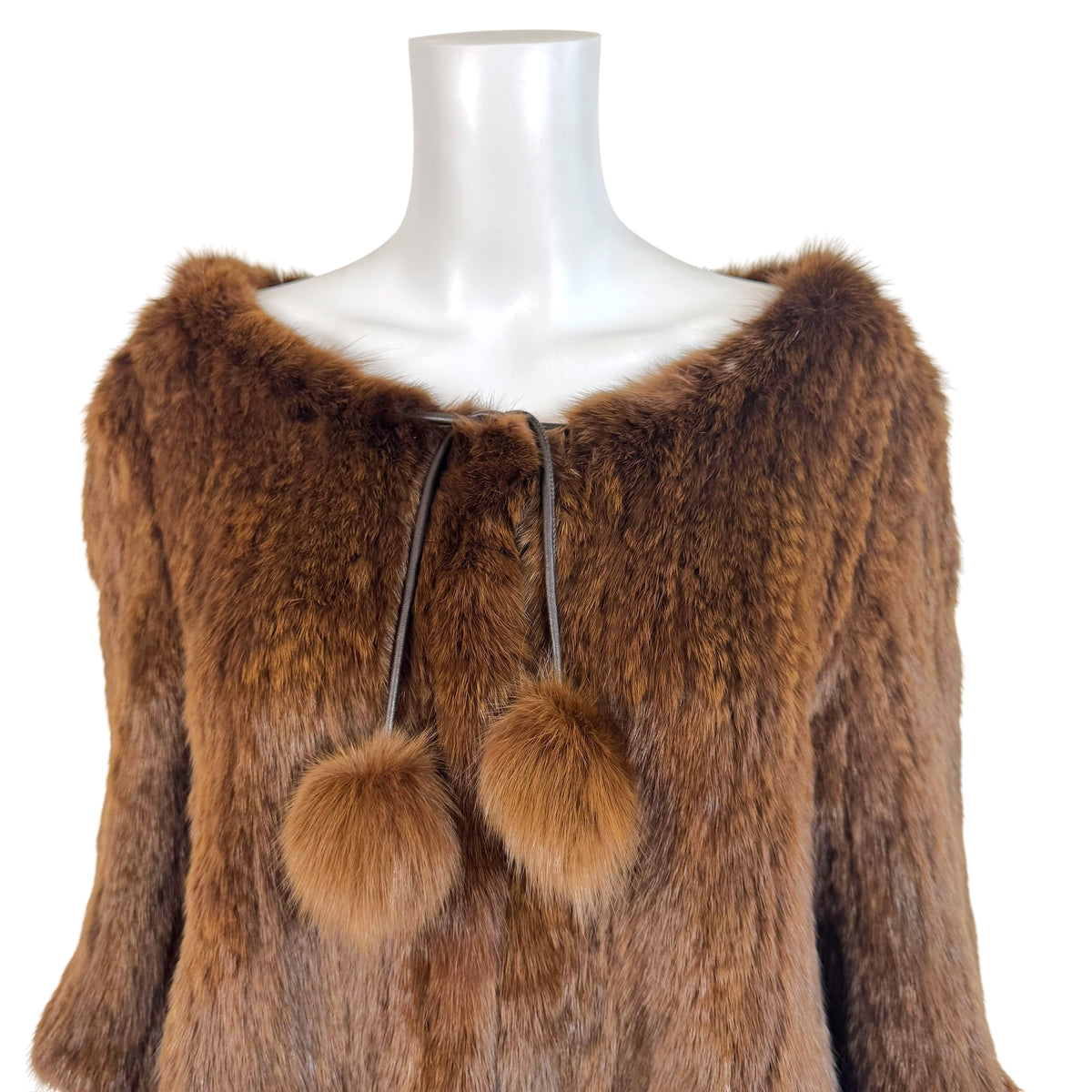 Royal Furs Brown Sable 3/4 Sleeve Jacket