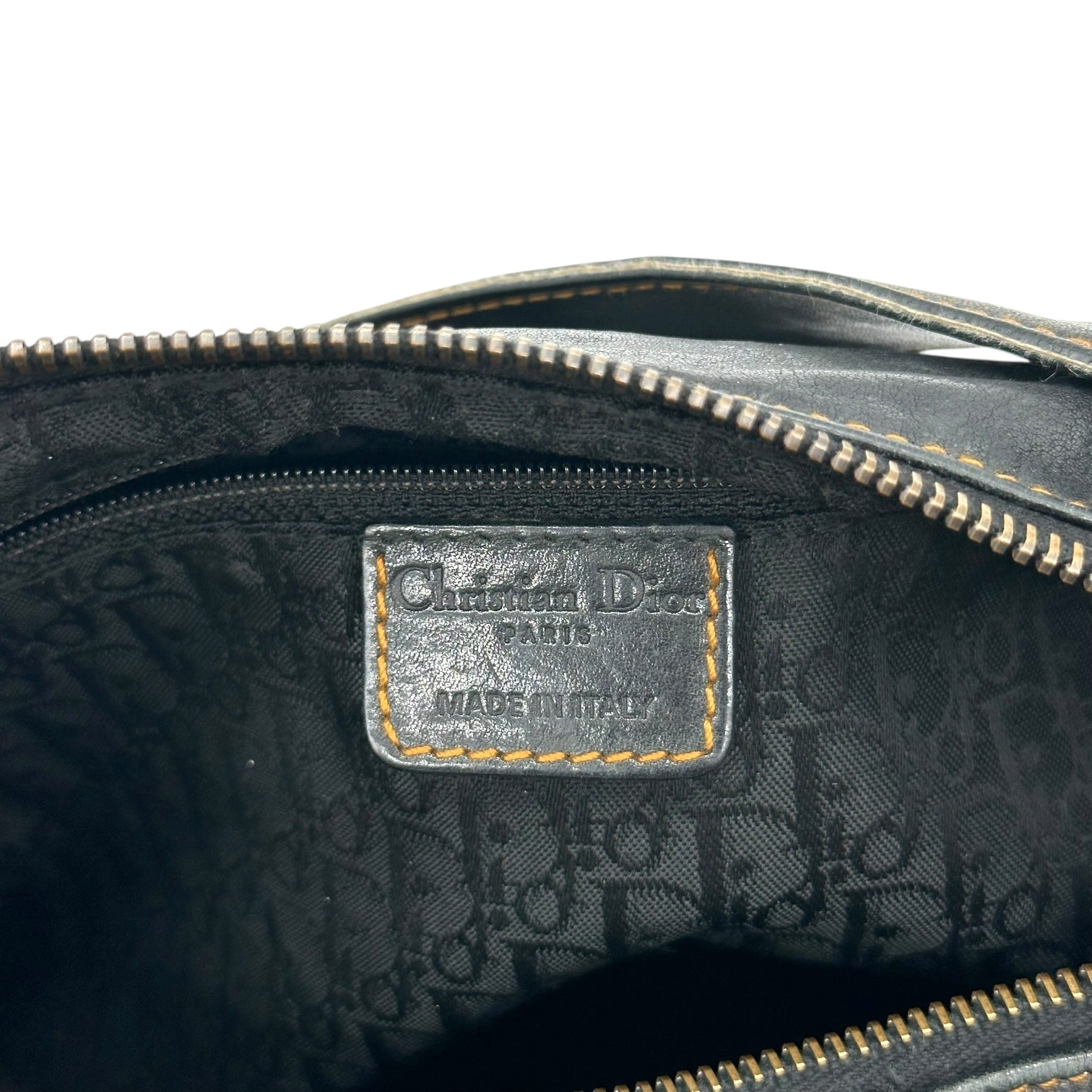 Christian Dior Black Gaucho Saddle Shoulder Bag - Outfit Repeater