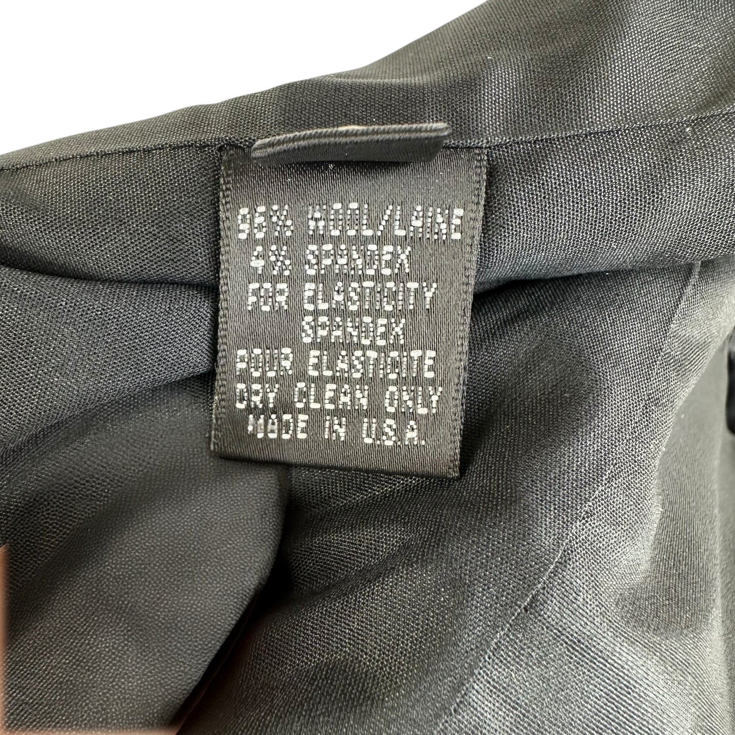 Ralph Lauren Black Wool Off-Shoulder Midi Dress