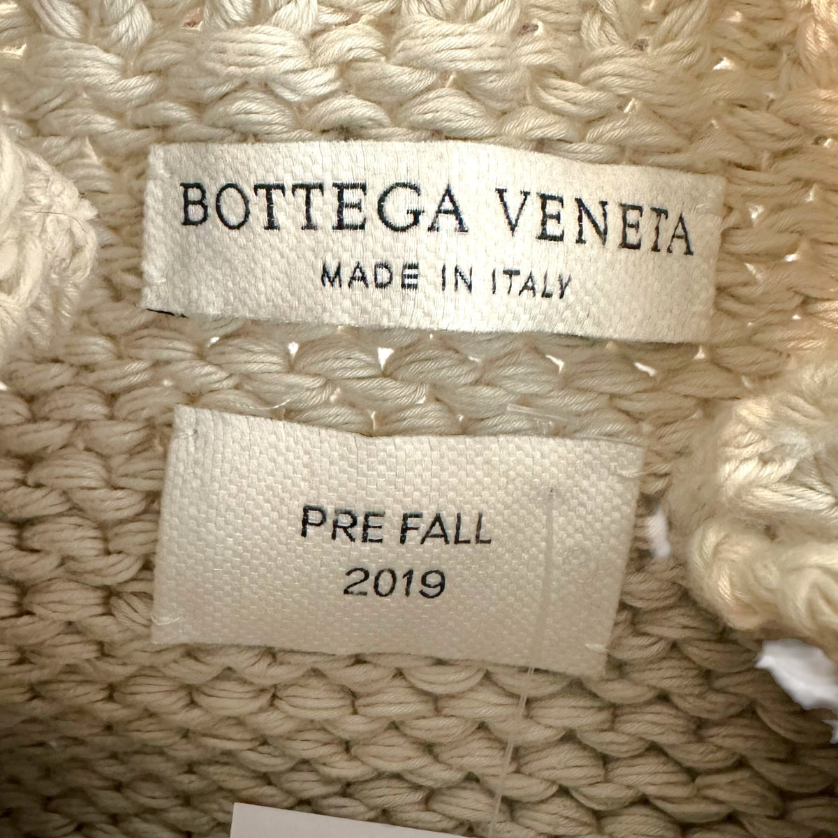 Bottega Veneta Beige Knit Sleeveless Sweater Vest