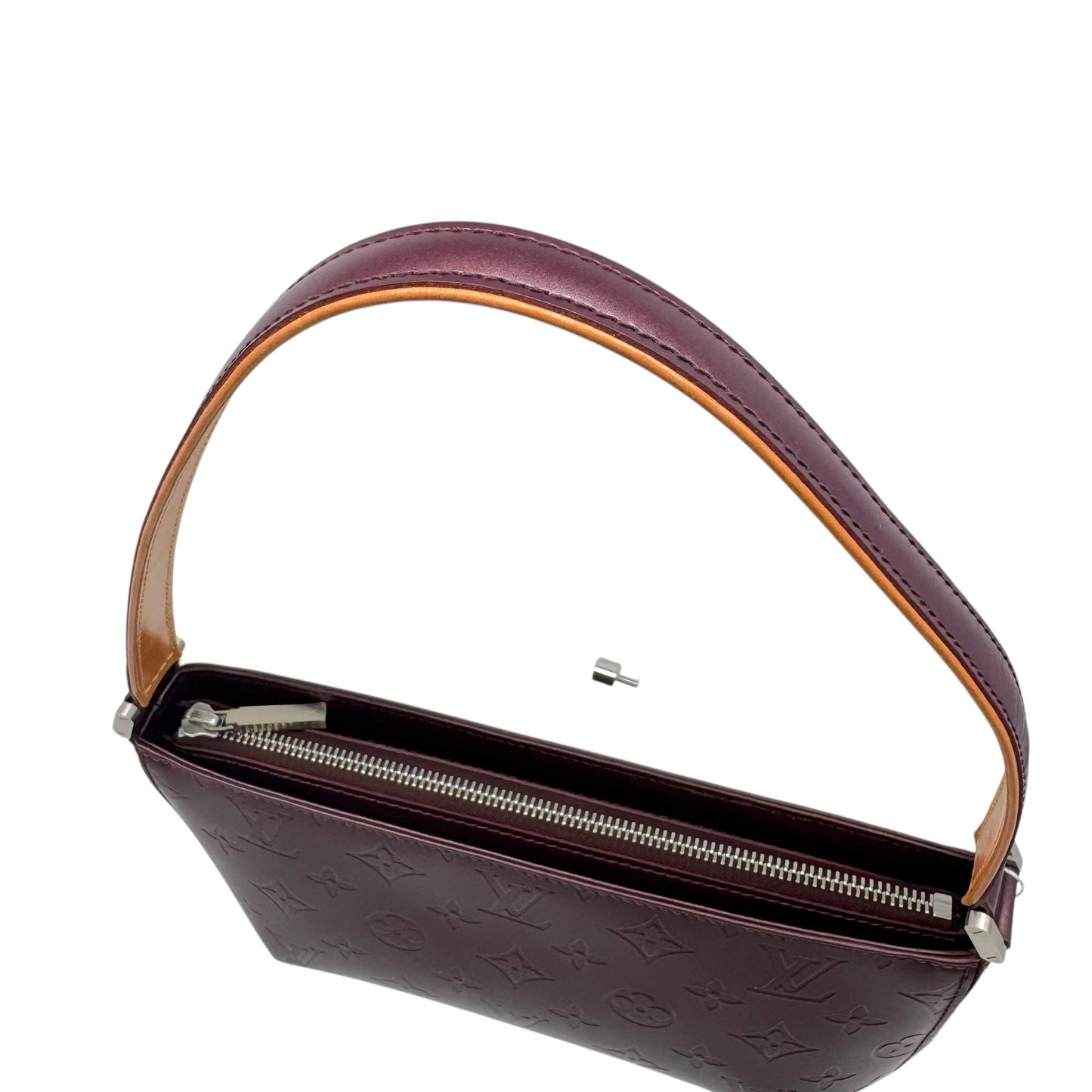 Louis Vuitton Burgundy Matte Monogram Fowler Pochette