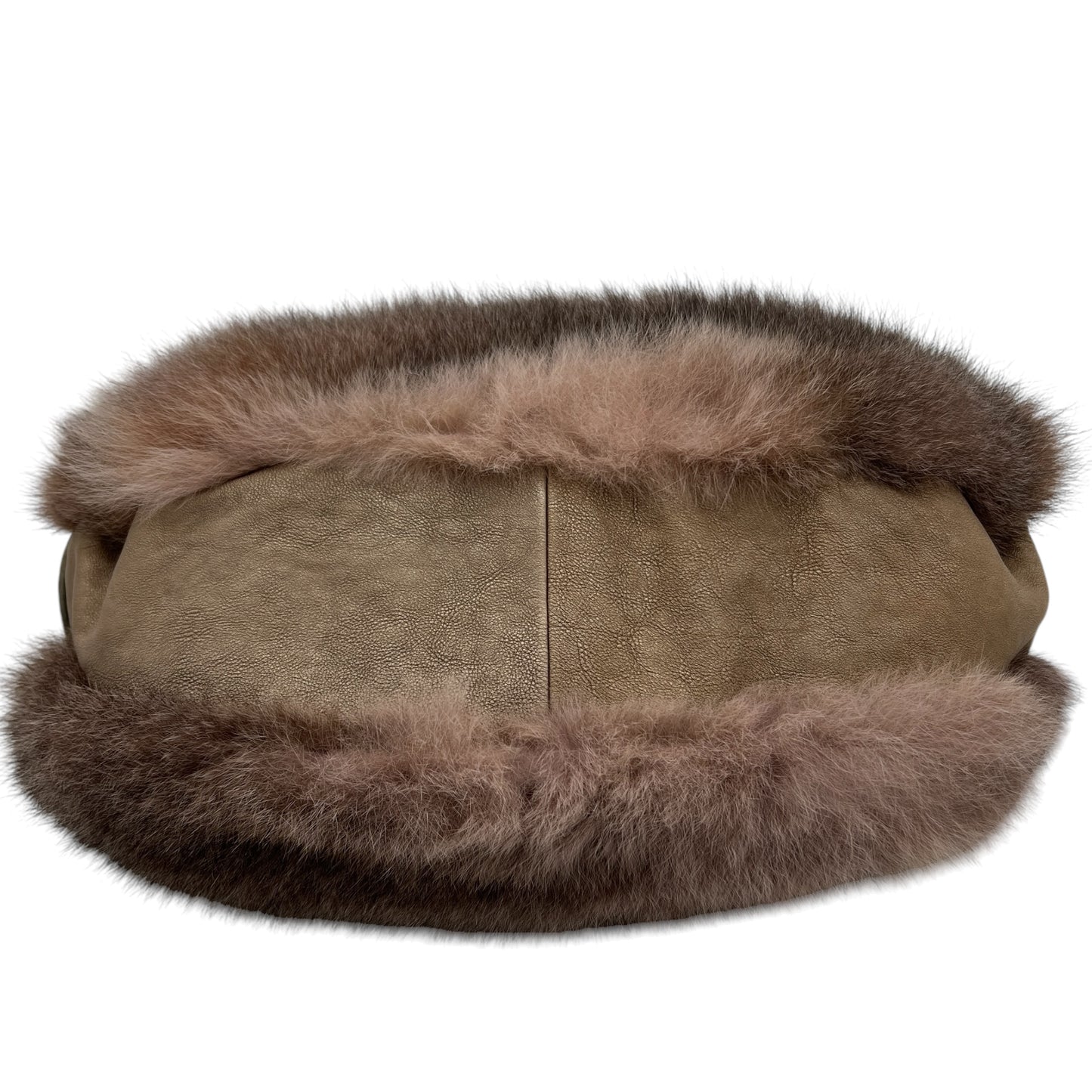 Chanel Brown Fur Shoulder Bag - Outfit Repeater