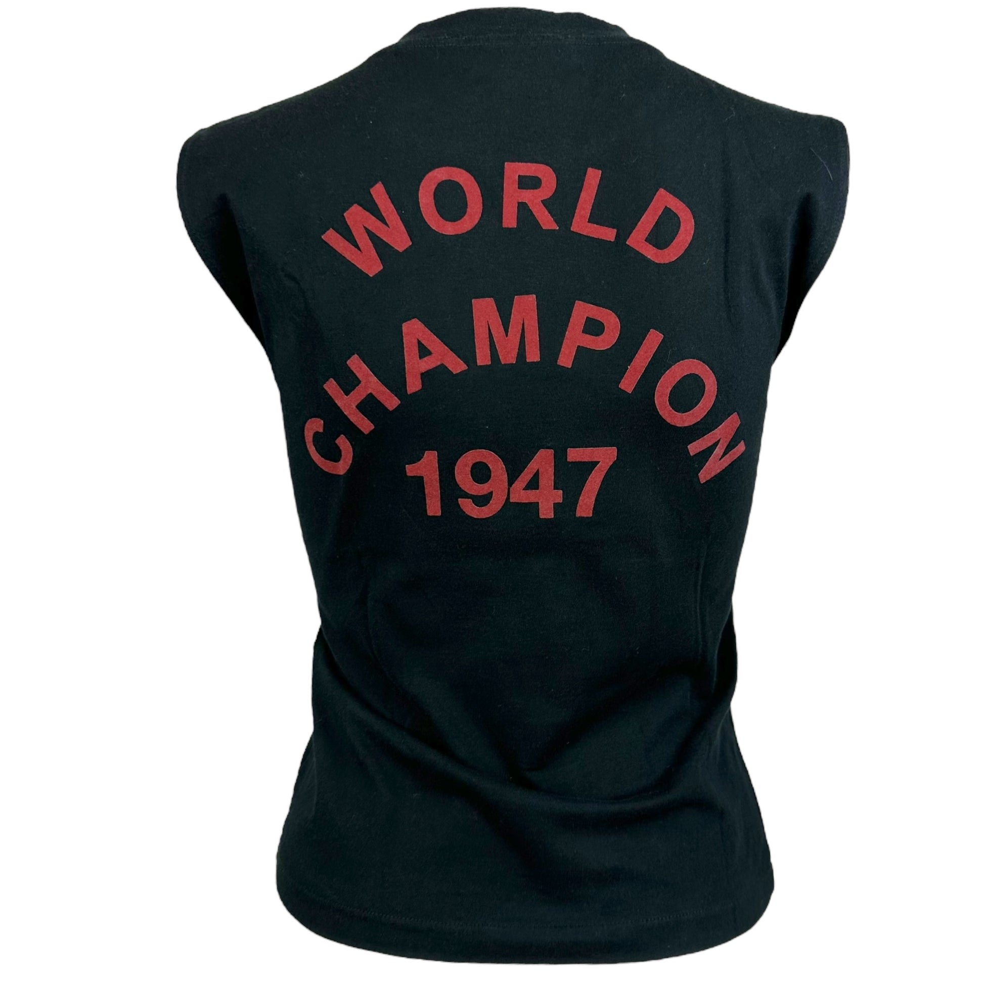 Christain Dior F/W 2002 Black & Red J'Adore Dior Tank Top - Outfit Repeater