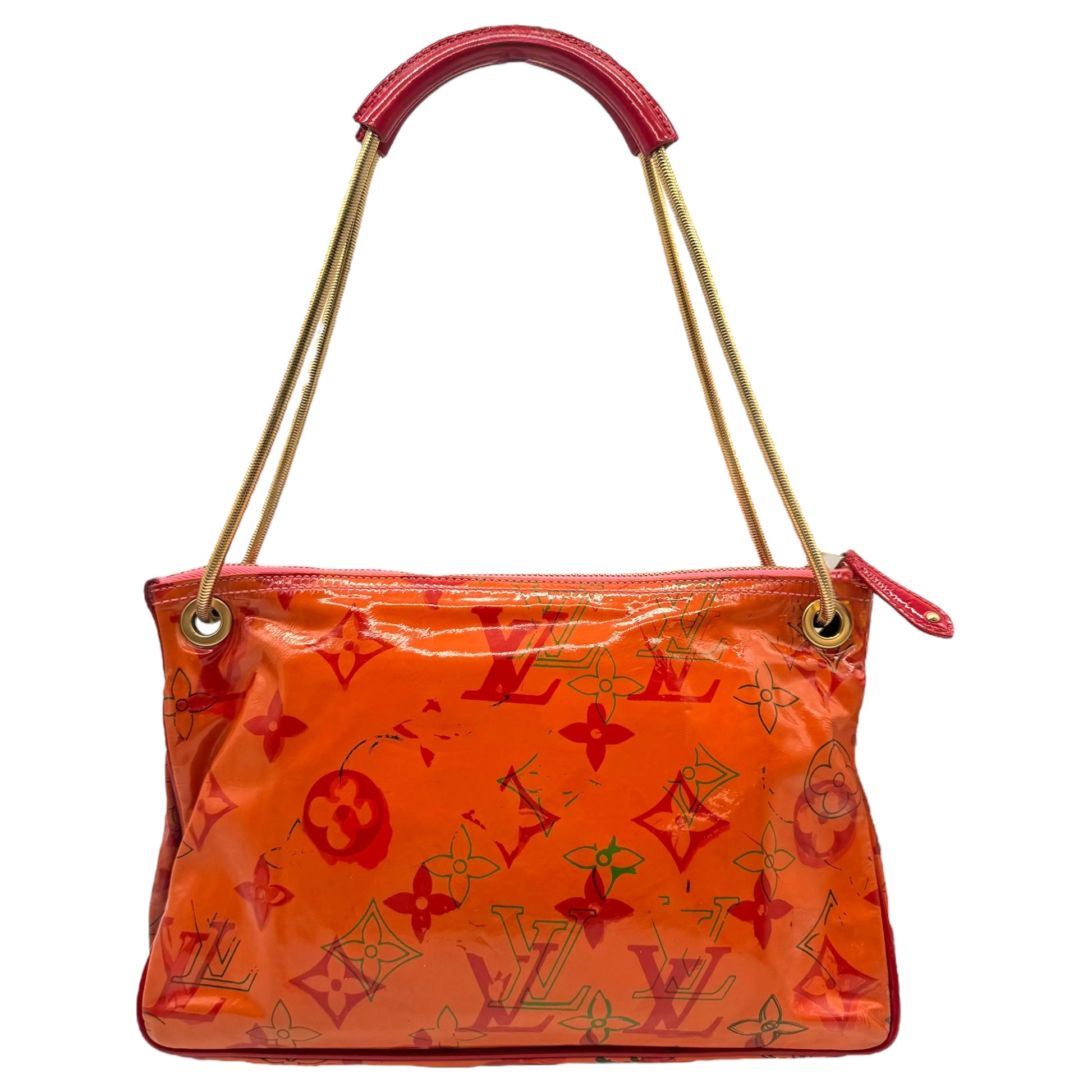 Louis Vuitton x Richard Prince 2008 Orange Bonbon Pochette Bag - Outfit Repeater