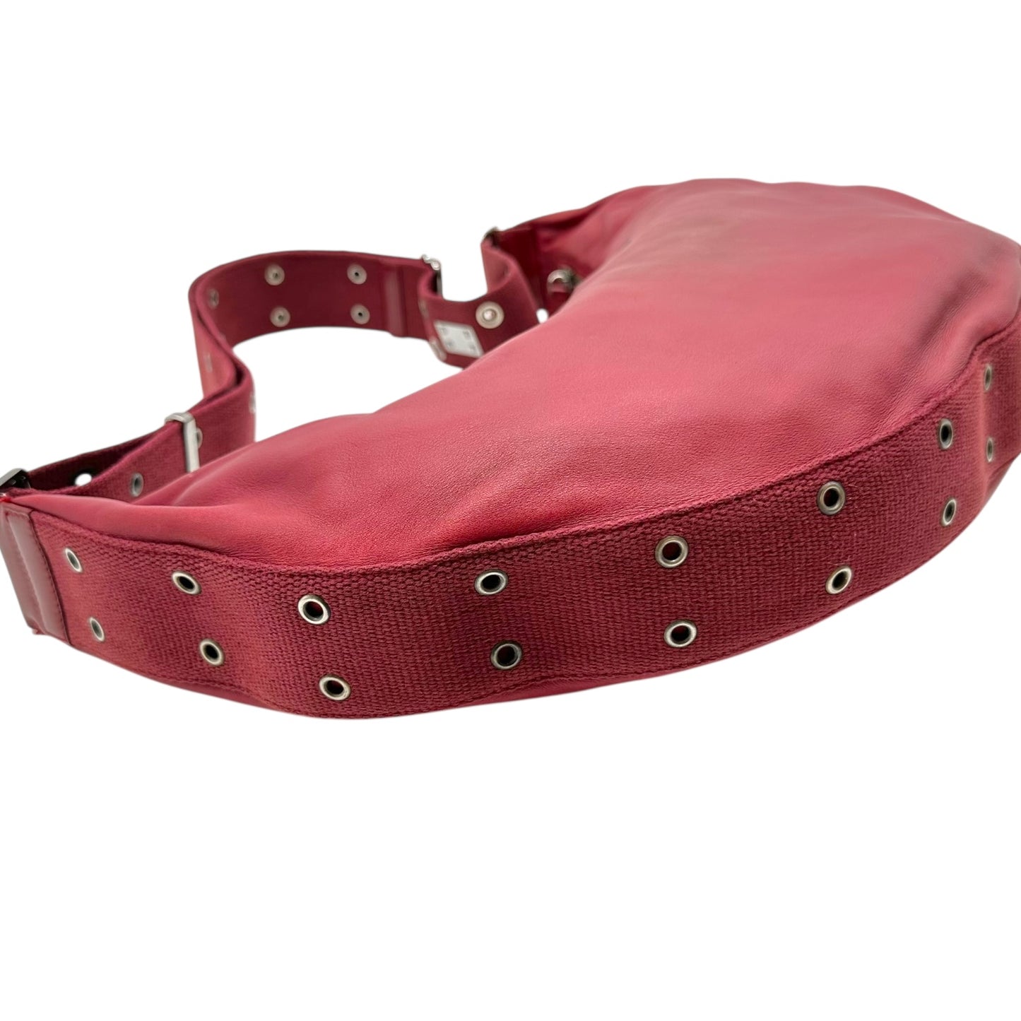 Christian Dior Burgundy Leather Street Chic Satchel Bag