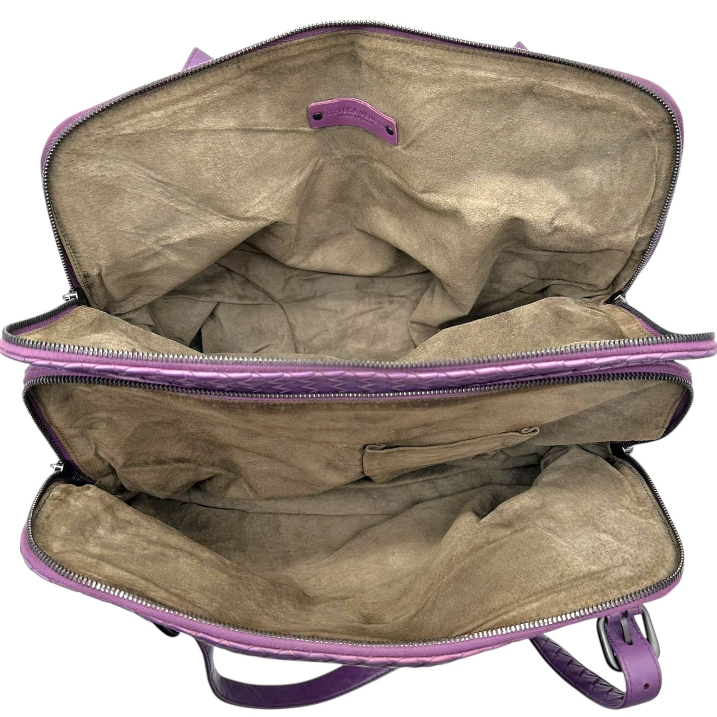 Bottega Veneta Purple Intrecciato Tote Bag - Outfit Repeater