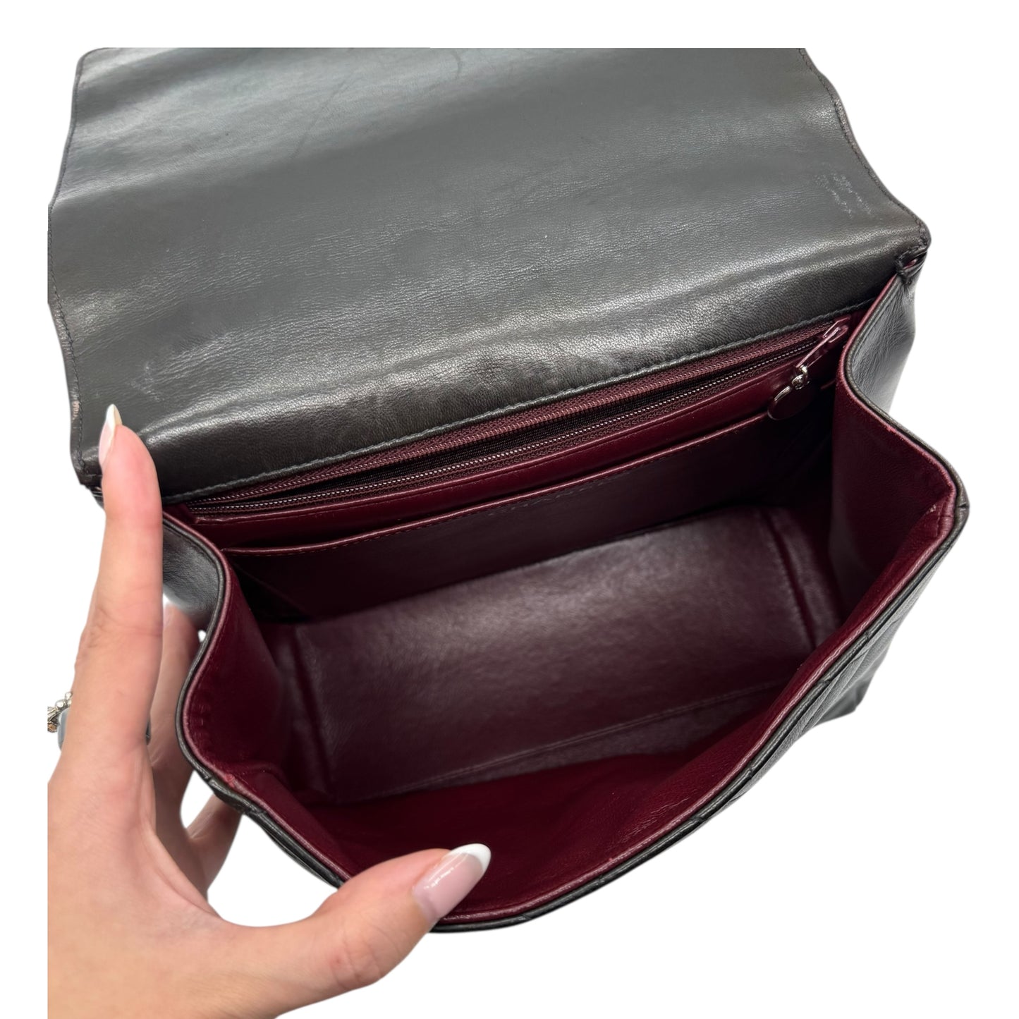 Chanel Black Matelasse Lambskin ID Bracelet Bag 1996-1997 - Outfit Repeater