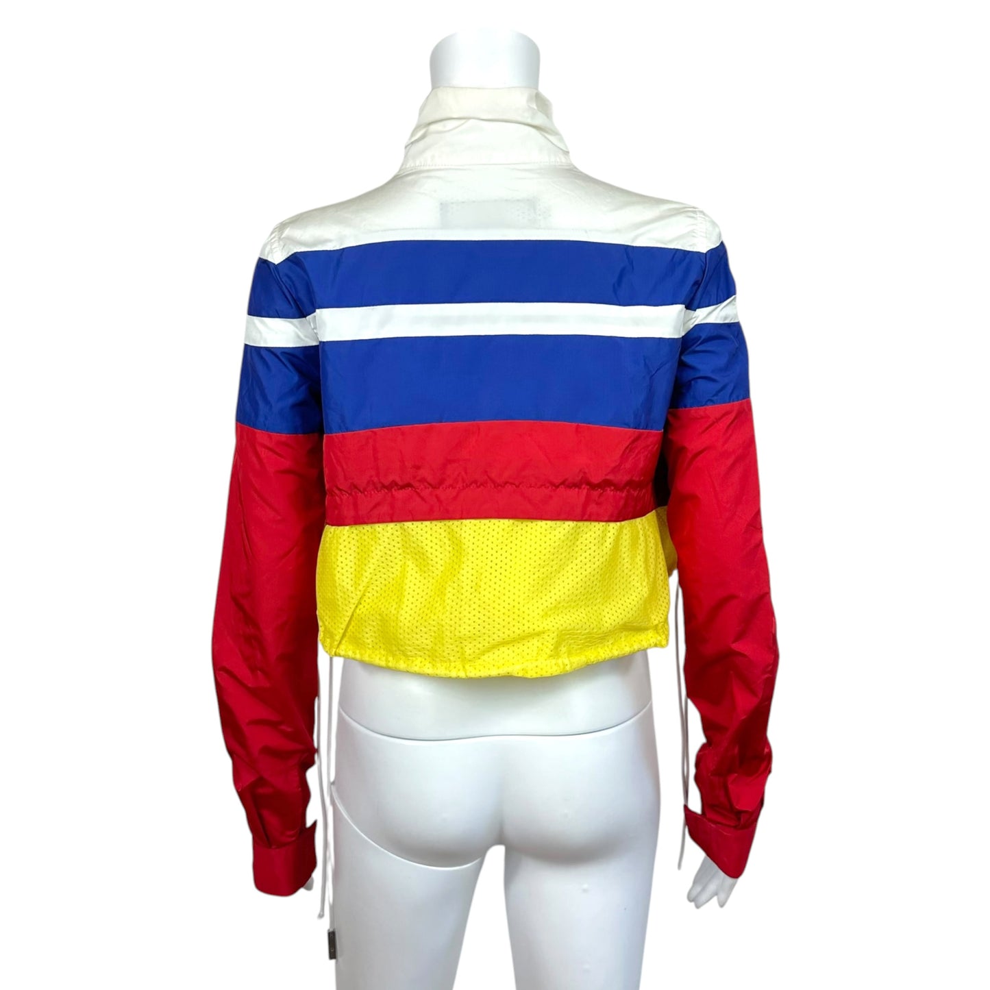 Dsquared2 Primary Colored Cropped Nylon Windbreaker Jacket