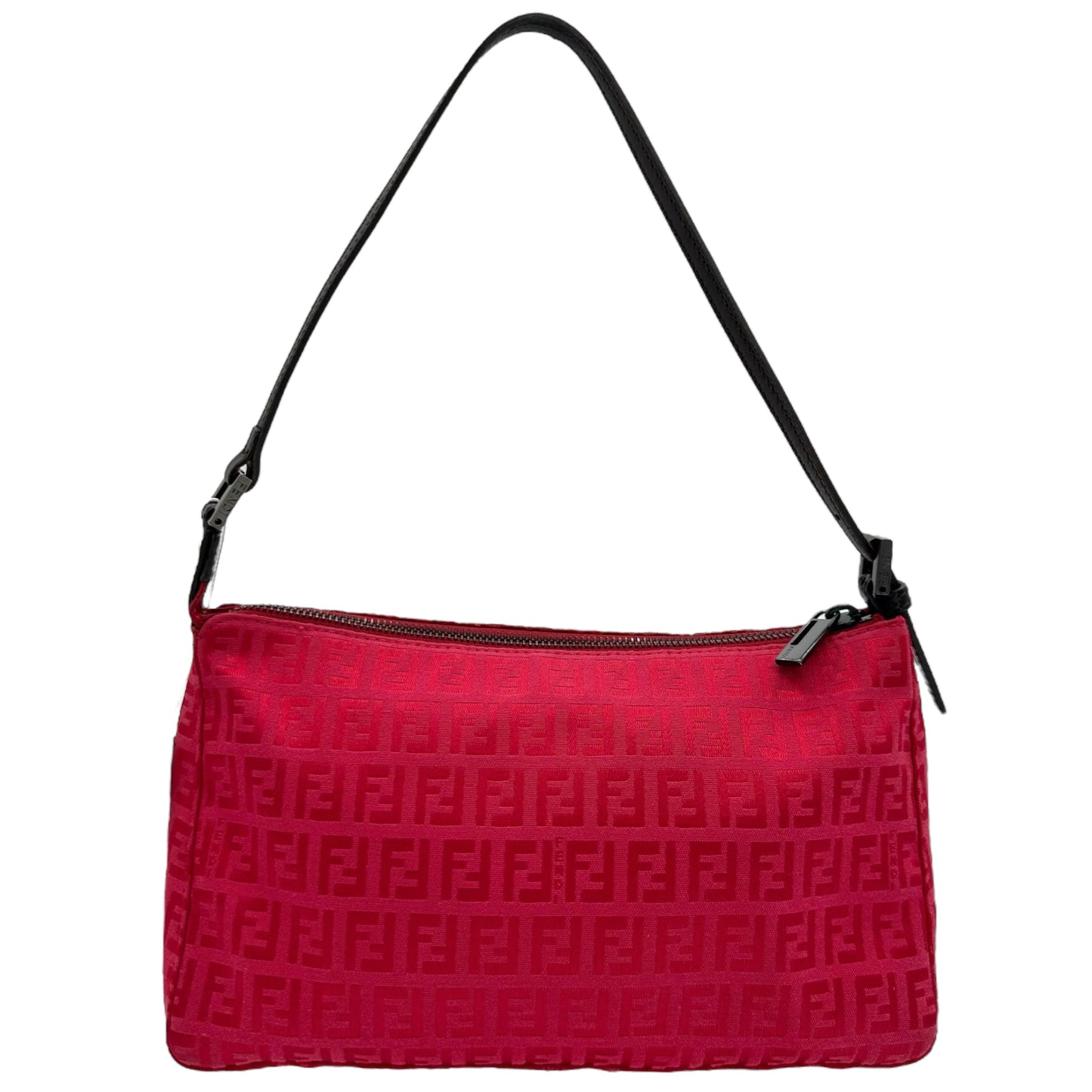 Fendi Red Zucchino Monogram Shoulder Bag - Outfit Repeater