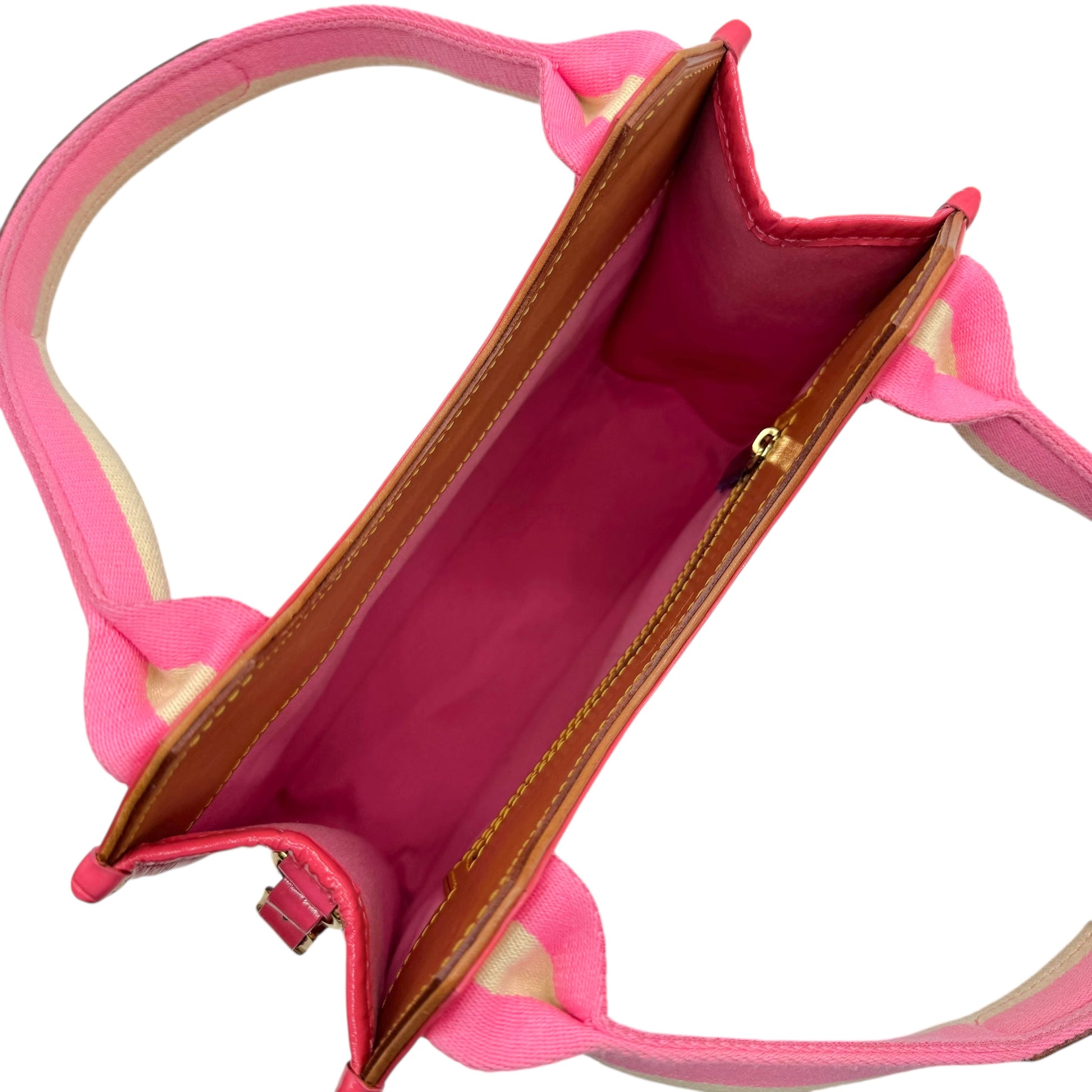 Louis Vuitton Hot Pink Lin Monogram Mini Sac Bag - Outfit Repeater