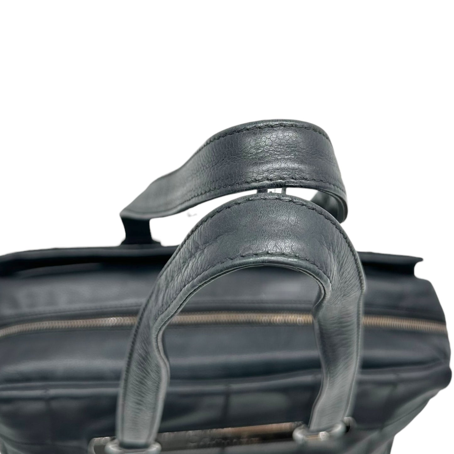 Chanel Black LAX Chocolate Bar Quilted Shoulder Tote Bag