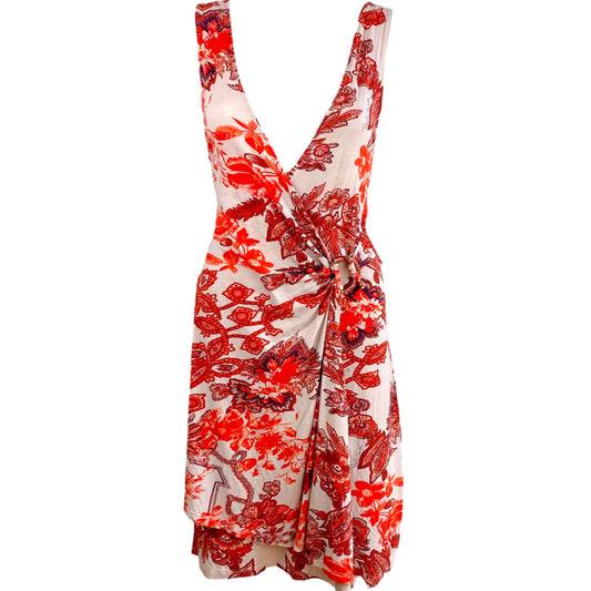 Roberto Cavalli S/S 2004 Pink Printed Wrap Dress