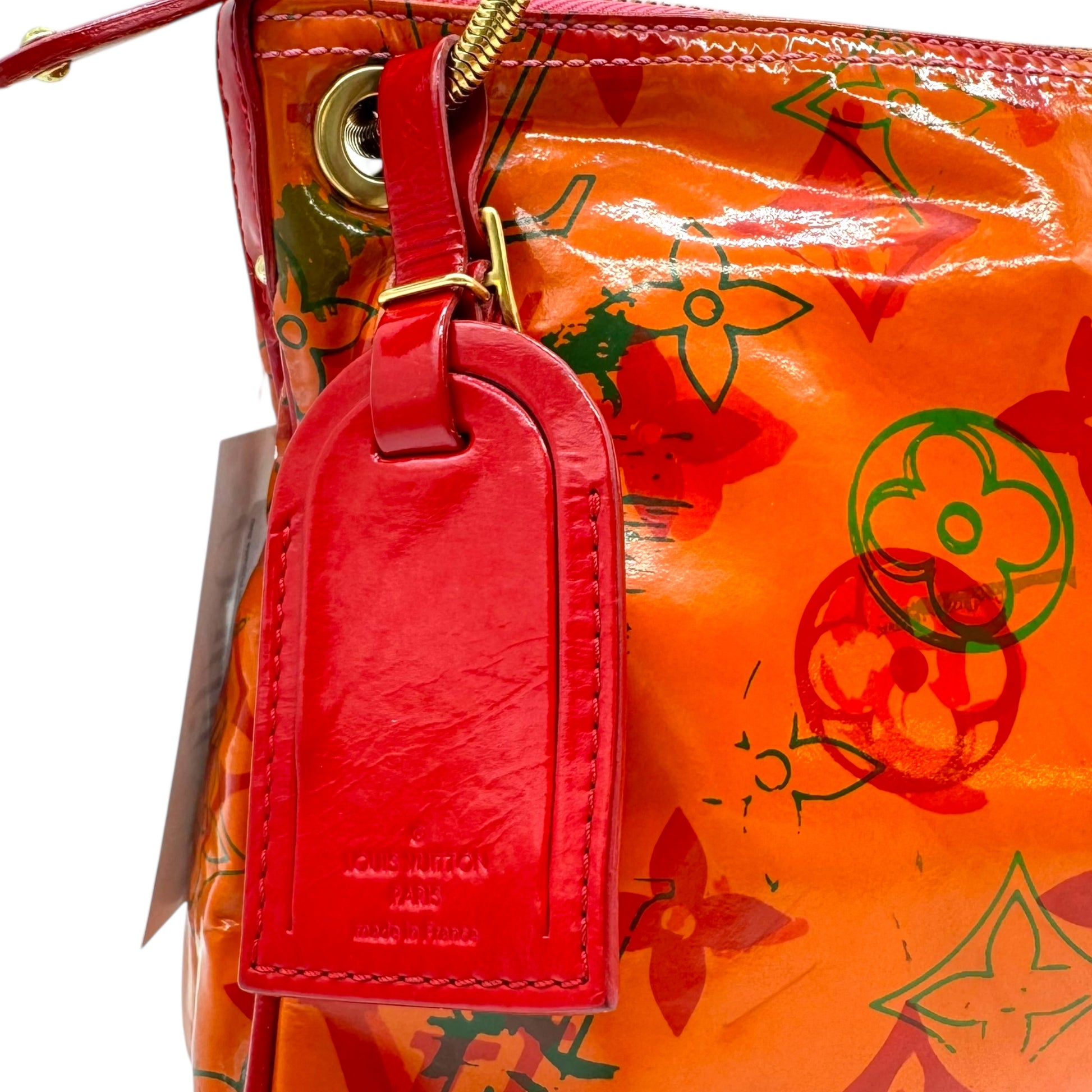 Louis Vuitton x Richard Prince 2008 Orange Bonbon Pochette Bag - Outfit Repeater