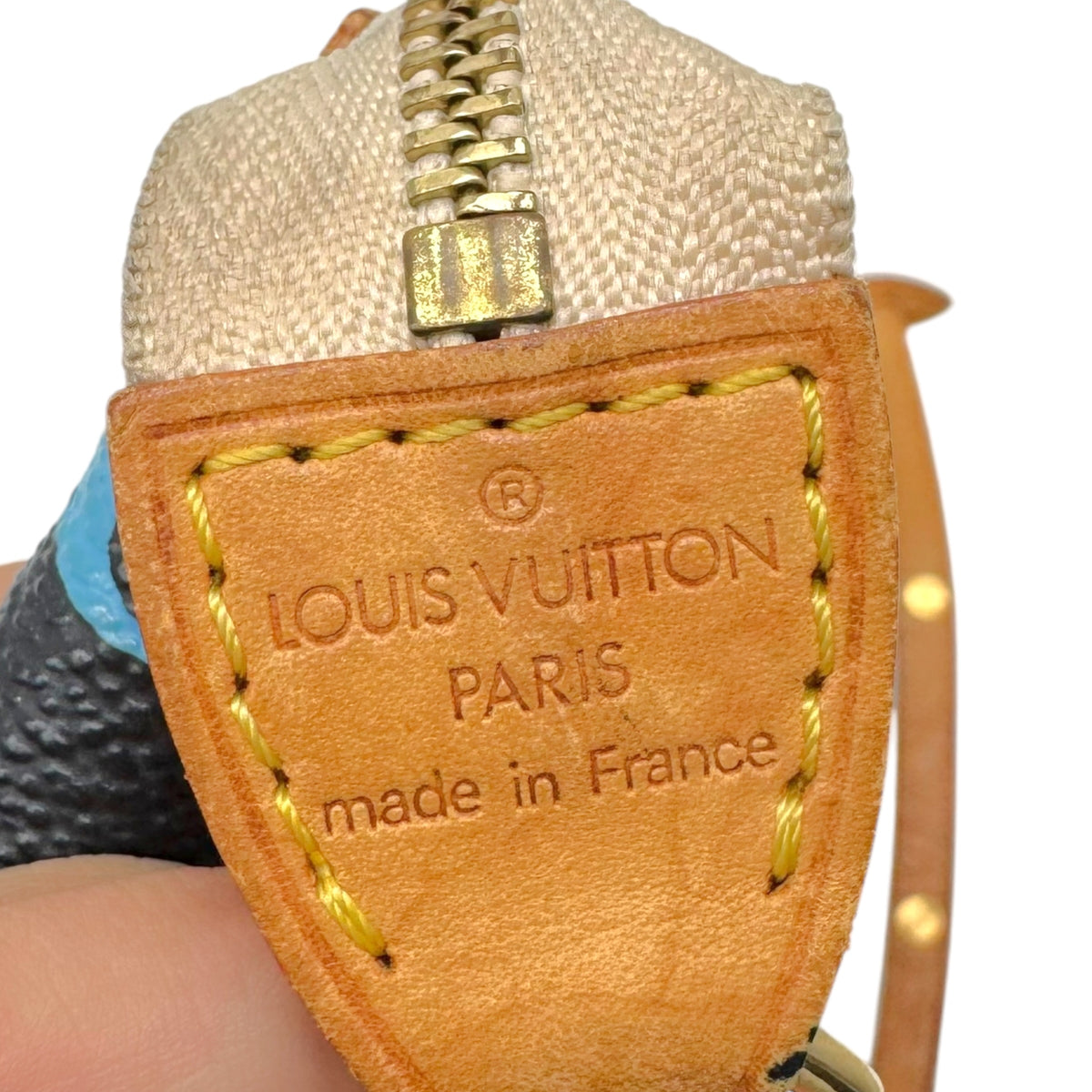 Louis Vuitton Pochette Bag Black Multicolor Murakami