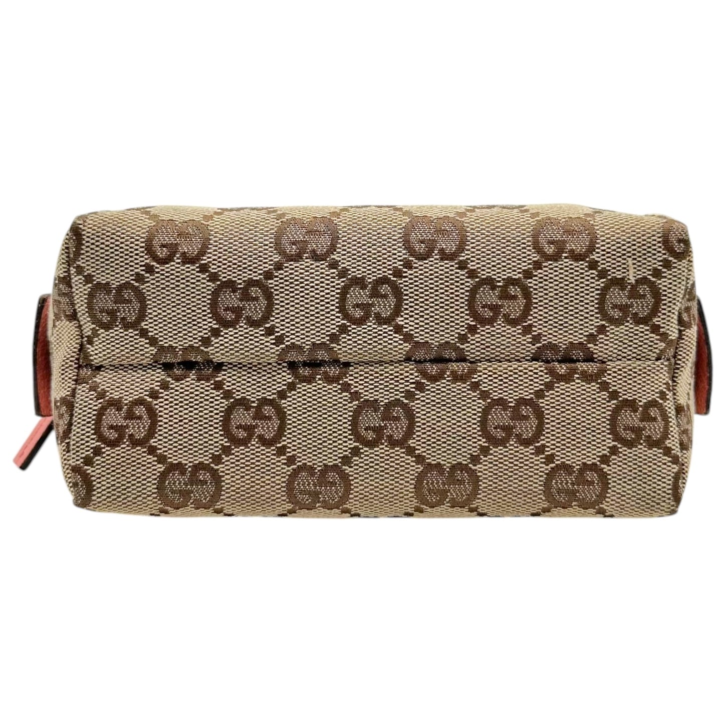 Gucci Small Cosmetic Pouch Pink Tan Monogram