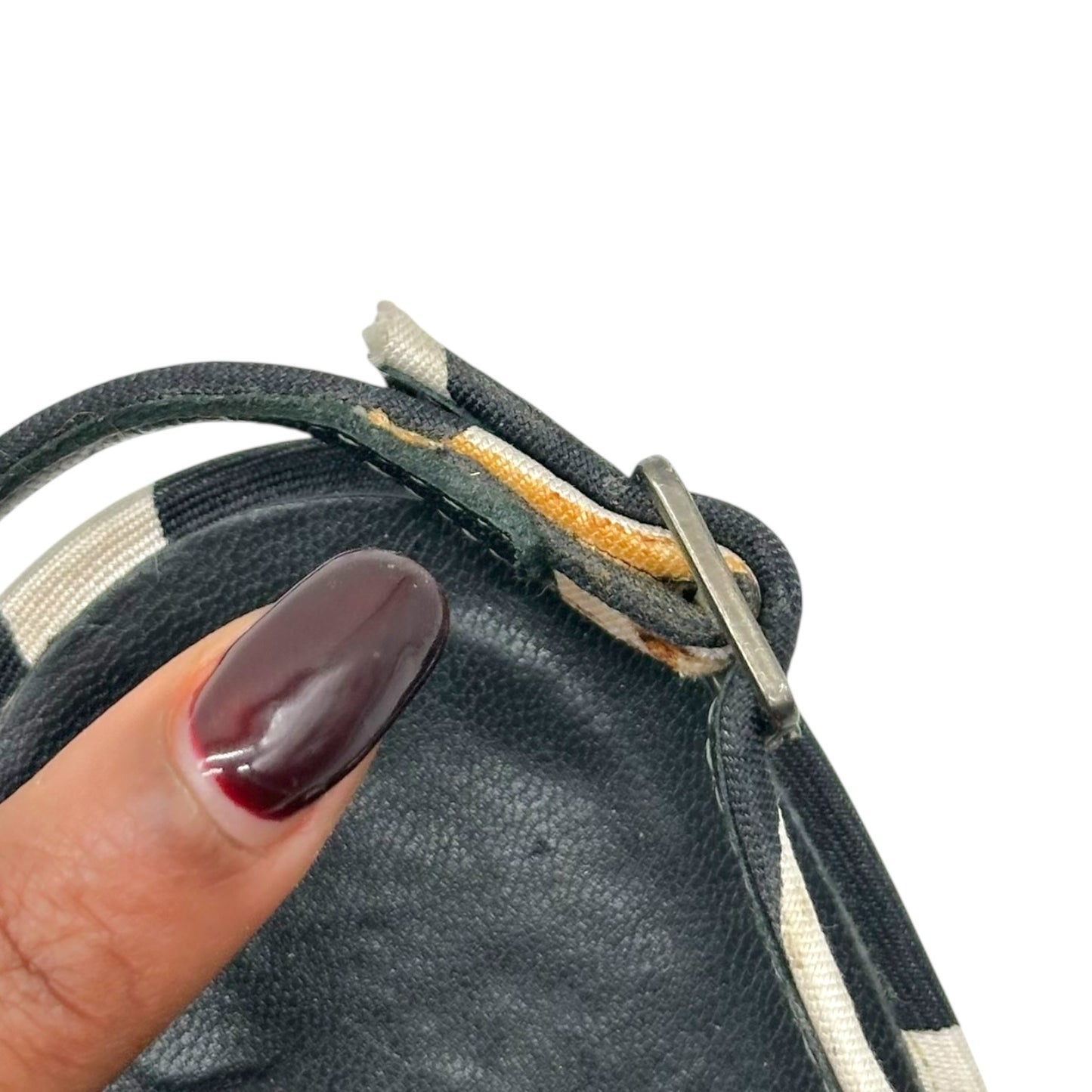 Dolce & Gabbana Zebra Print Silk & Sequin Slingback Kitten Heels