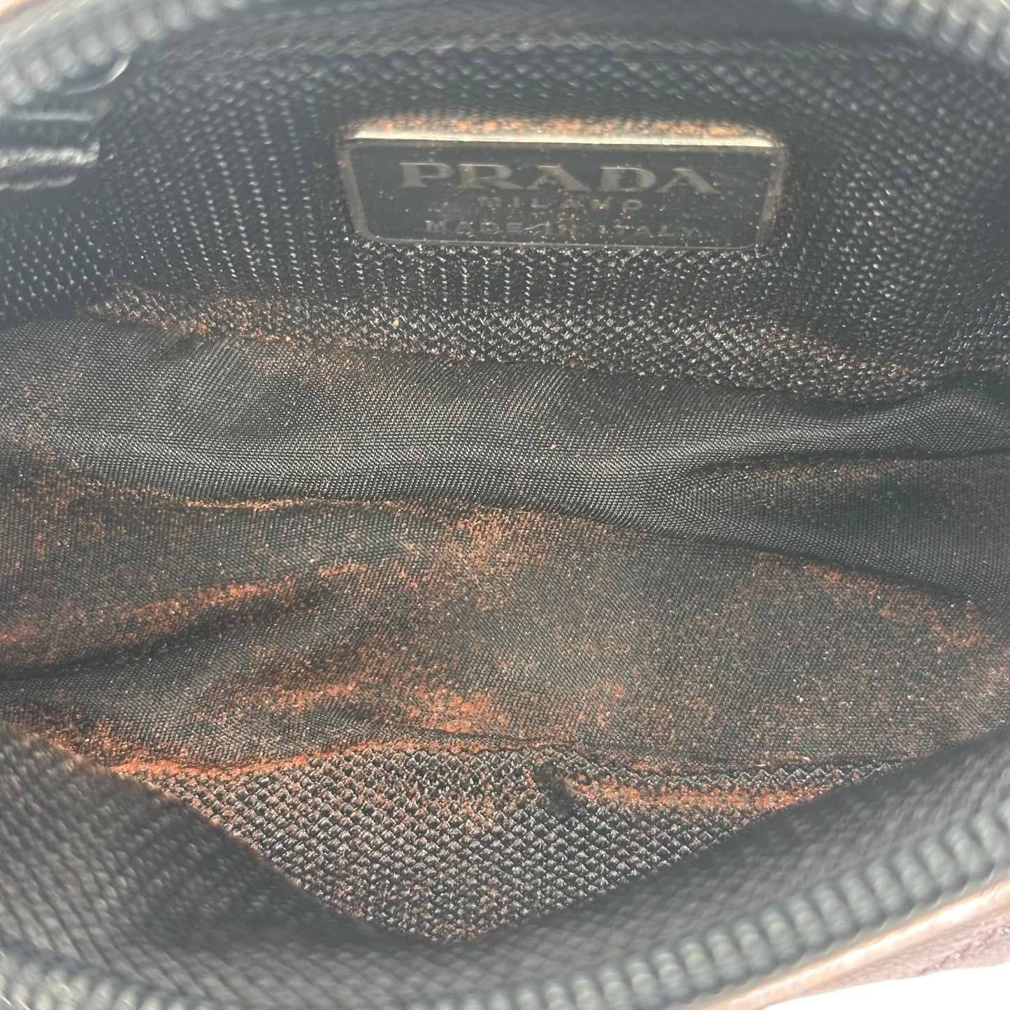 Prada Sport Pink Metallic Leather Mini Bag - Outfit Repeater