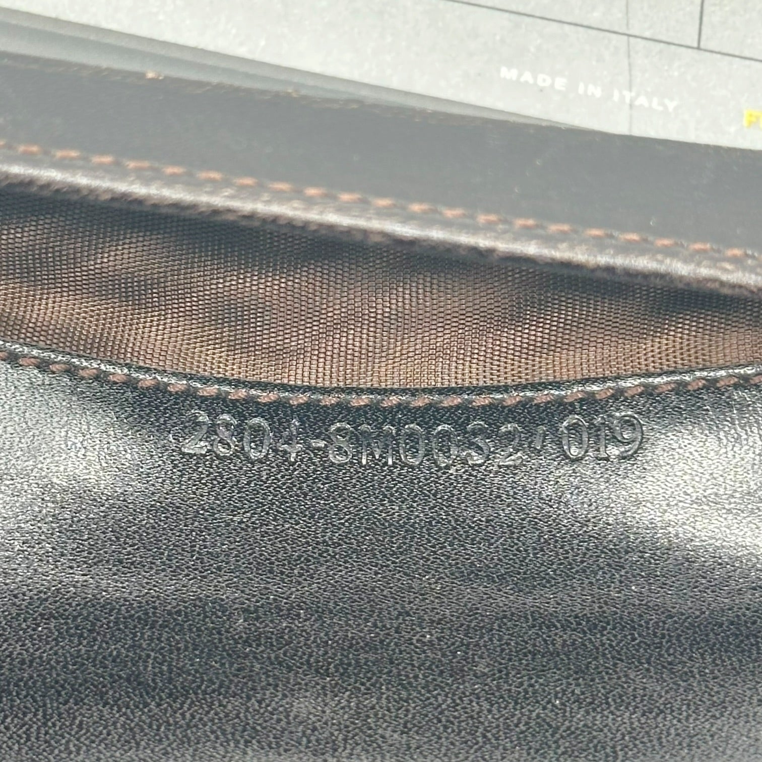 Fendi Long Bi-Fold Wallet Brown Zucca Monogram