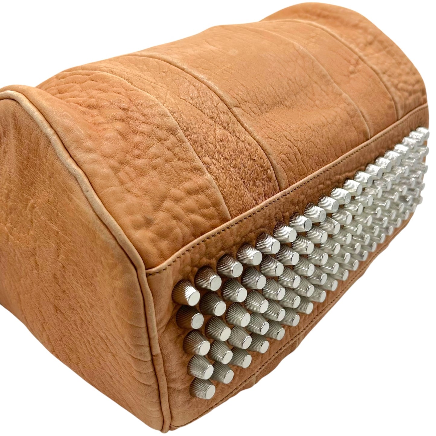 Alexander Wang Tan Silver Studded Leather Rocco 2-Way Bag