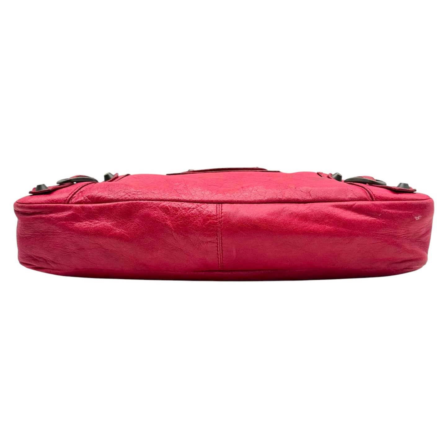 Balenciaga Red Leather City Bag 2-Way Design