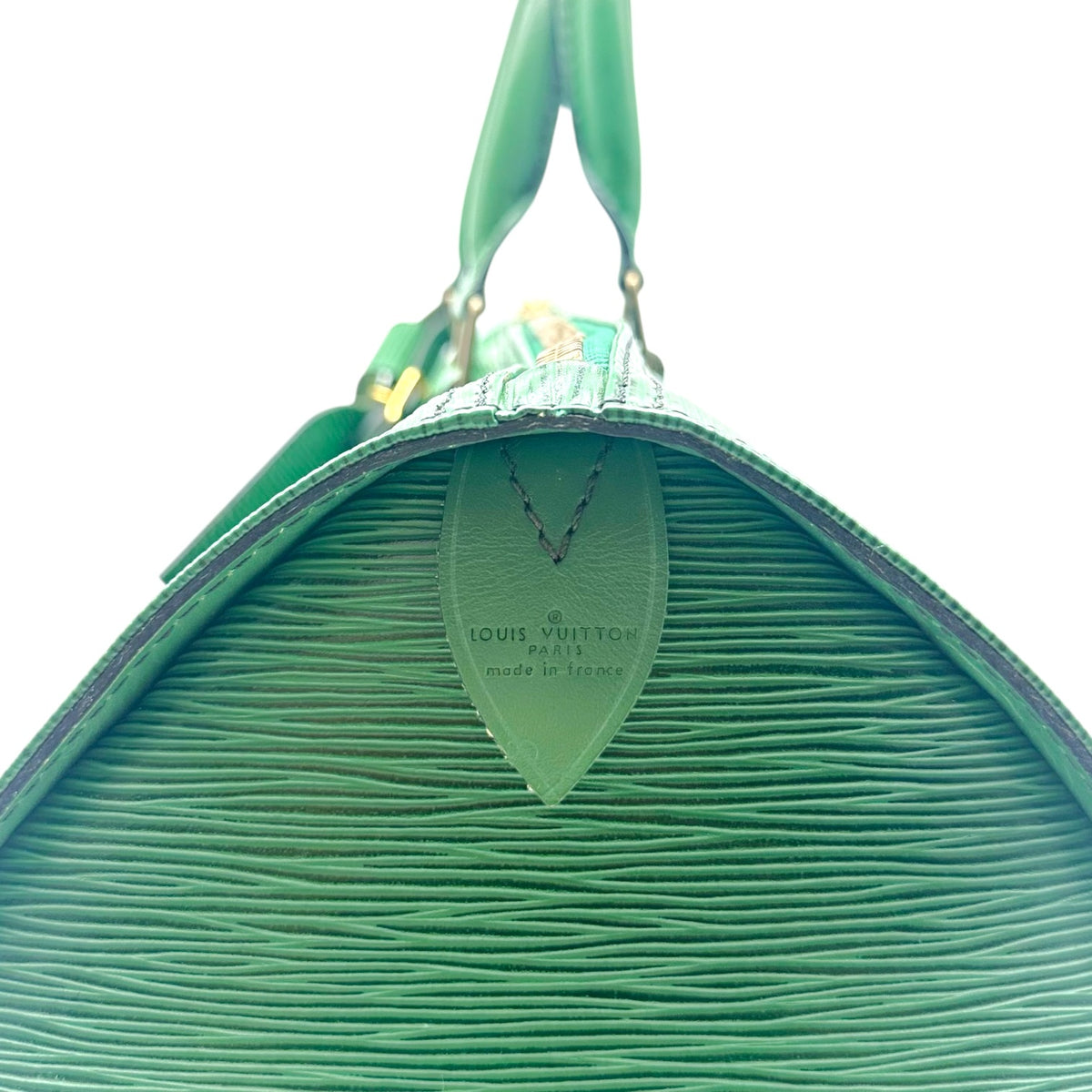 Louis Vuitton Green Epi Duffle Bag