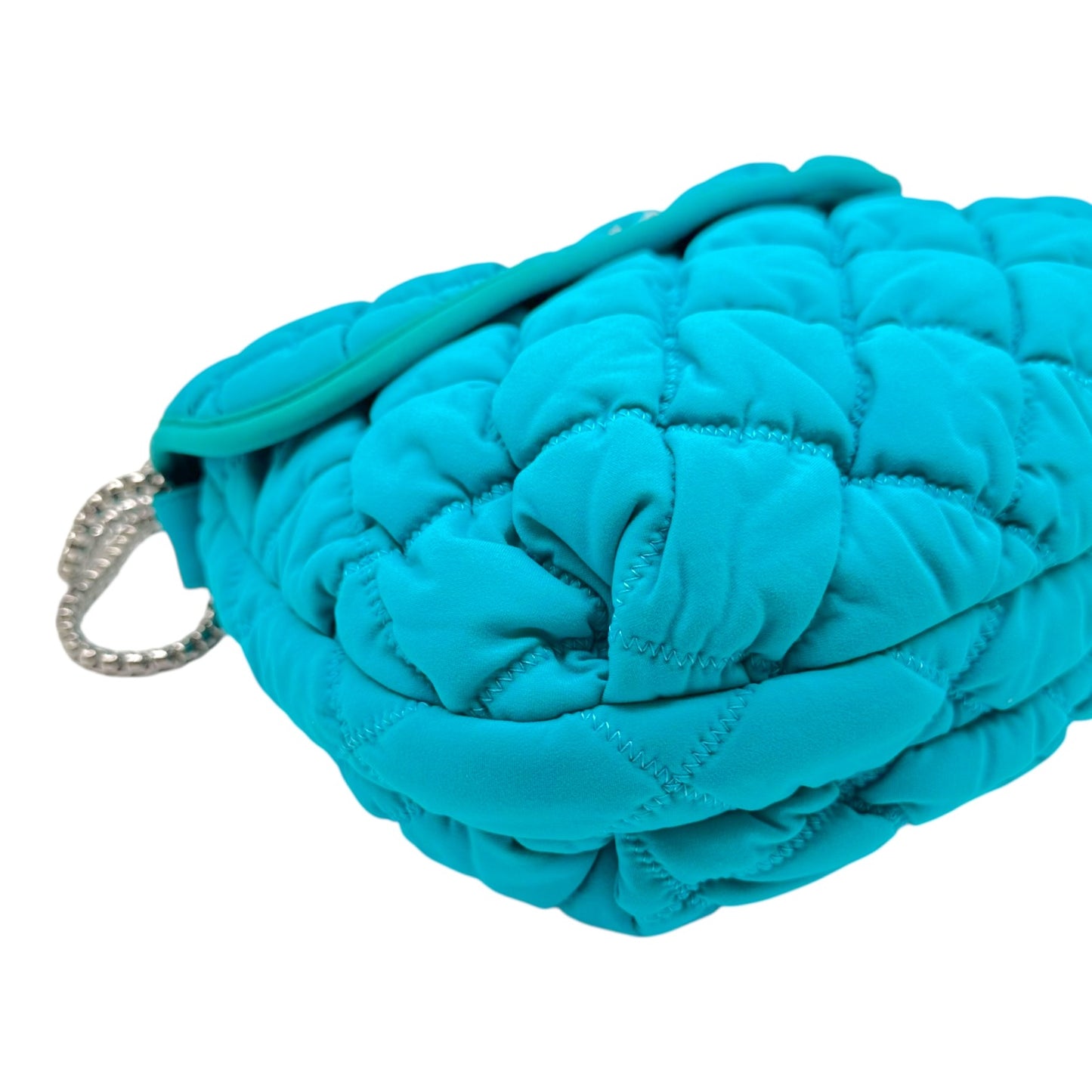 Chanel Turquoise Bubble Quilted Shoulder Bag 2008-09