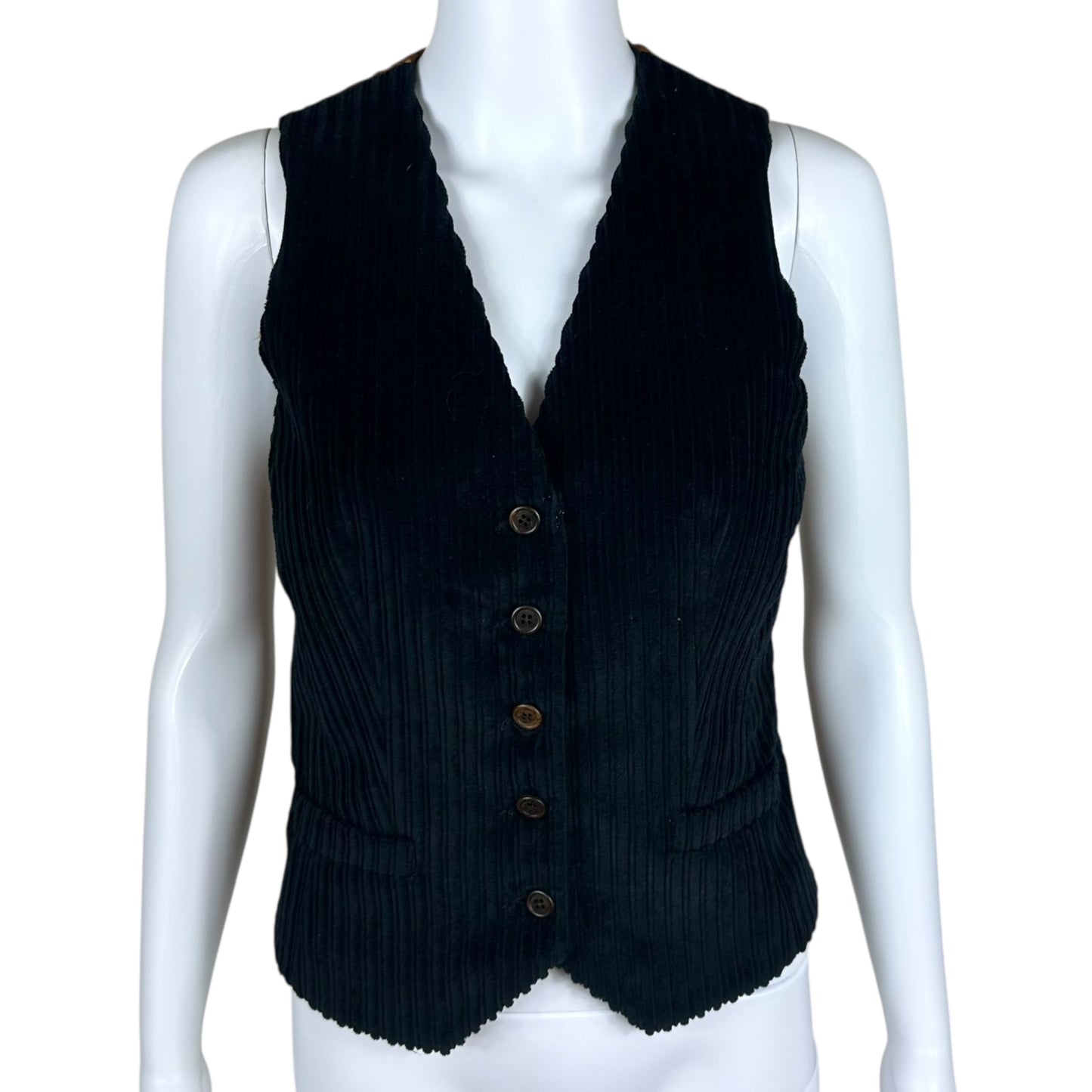 D&G Corduroy and Fall Leaves Vest