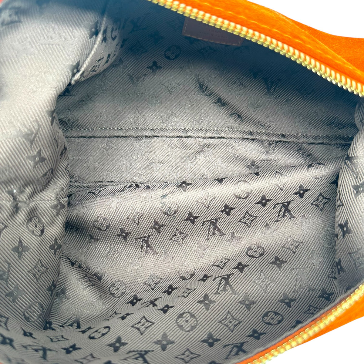 Louis Vuitton Shoulder Bag Burnt Orange Suede Perforated
