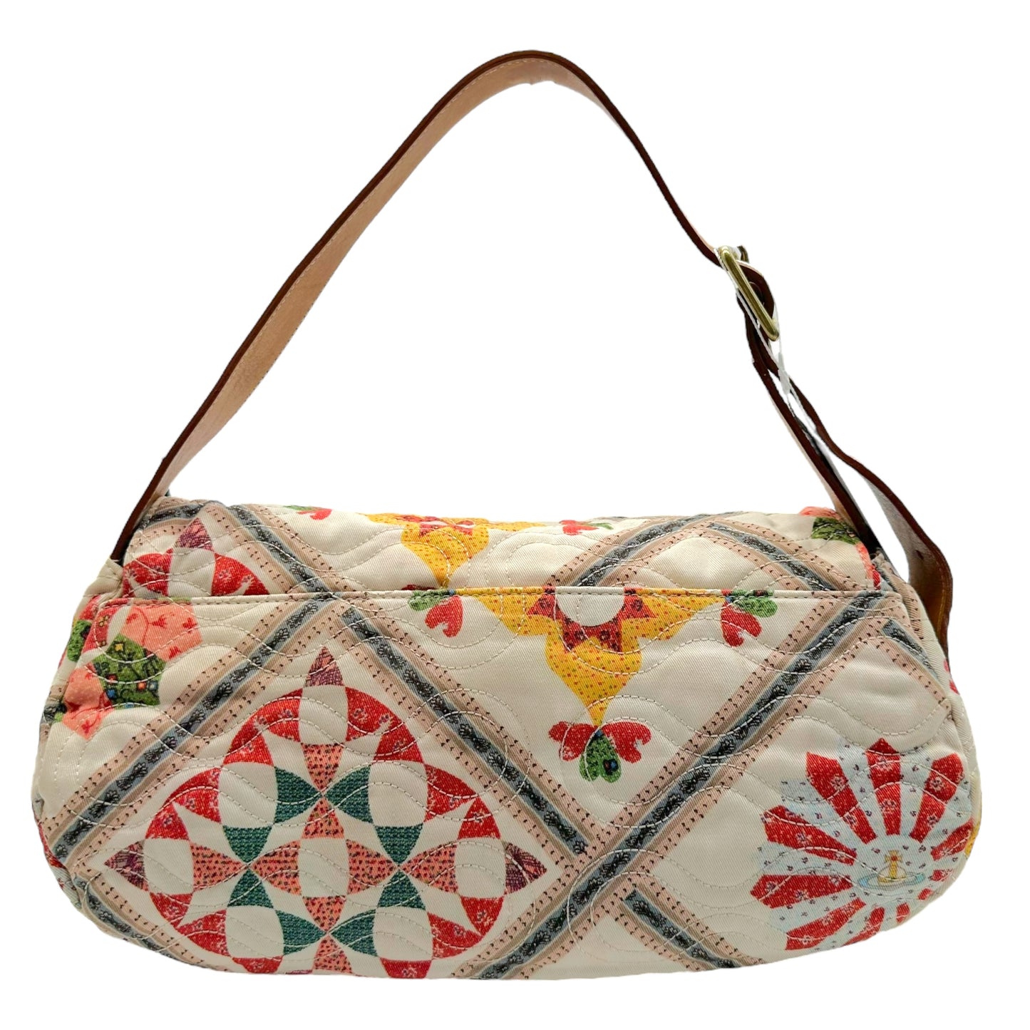 Vivienne Westwood Patchwork Quilt Style Shoulder Bag