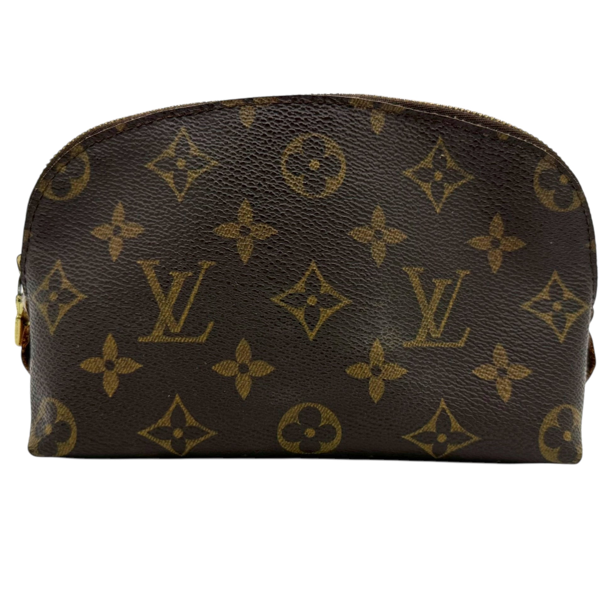 Louis Vuitton Brown Monogram Cosmetic Bag - Outfit Repeater