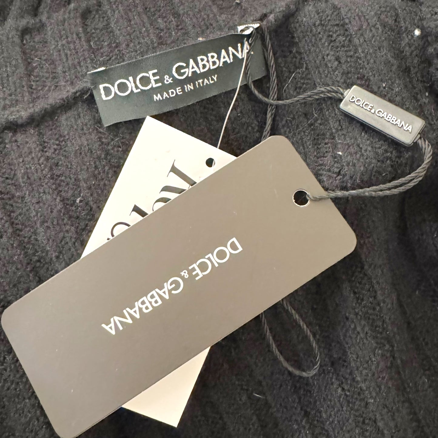 Dolce & Gabbana Black Knit Safety Pin Cape Cardigan NEW - Outfit Repeater